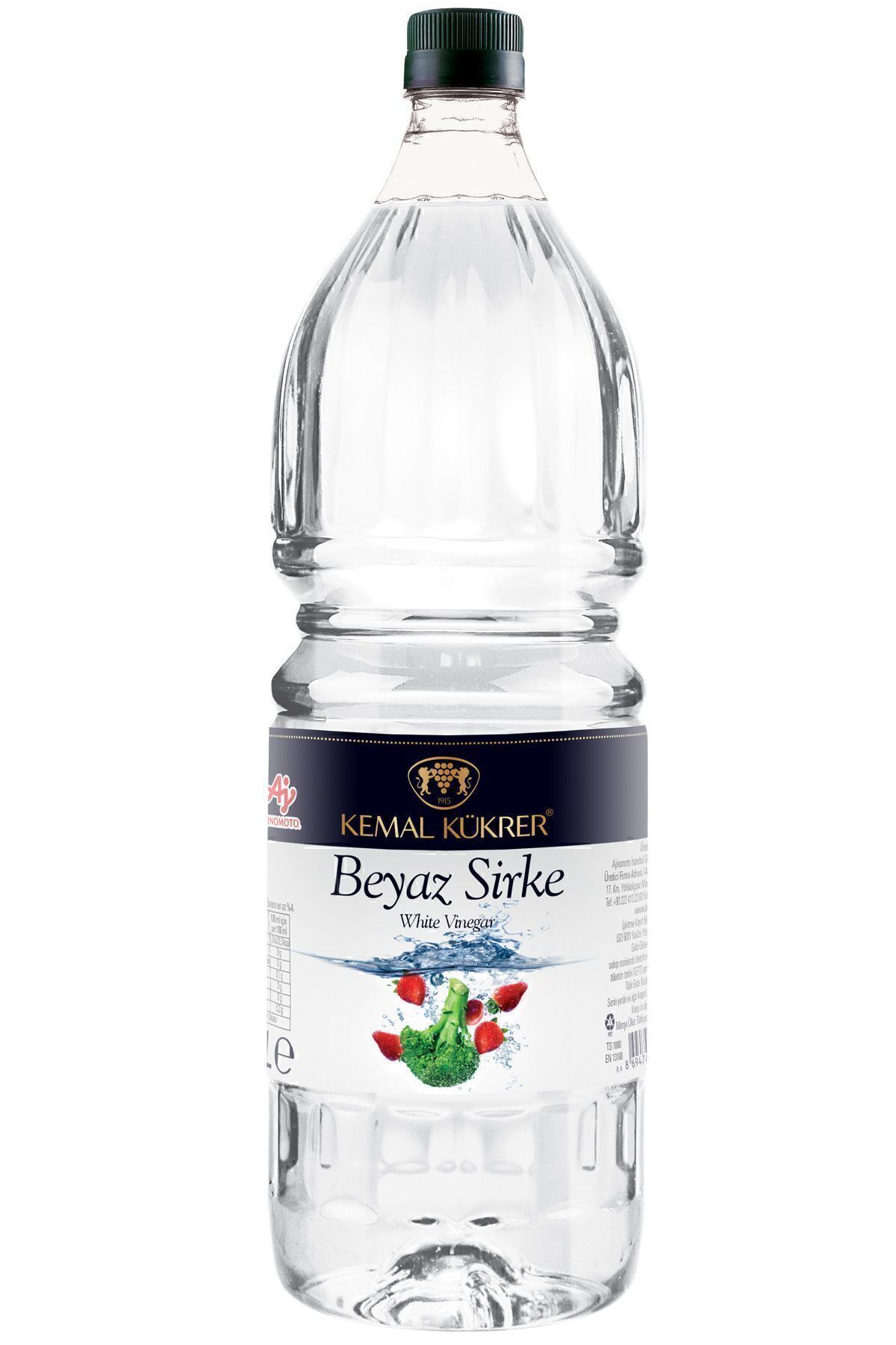 Beyaz Sirke Pet 1 Lt