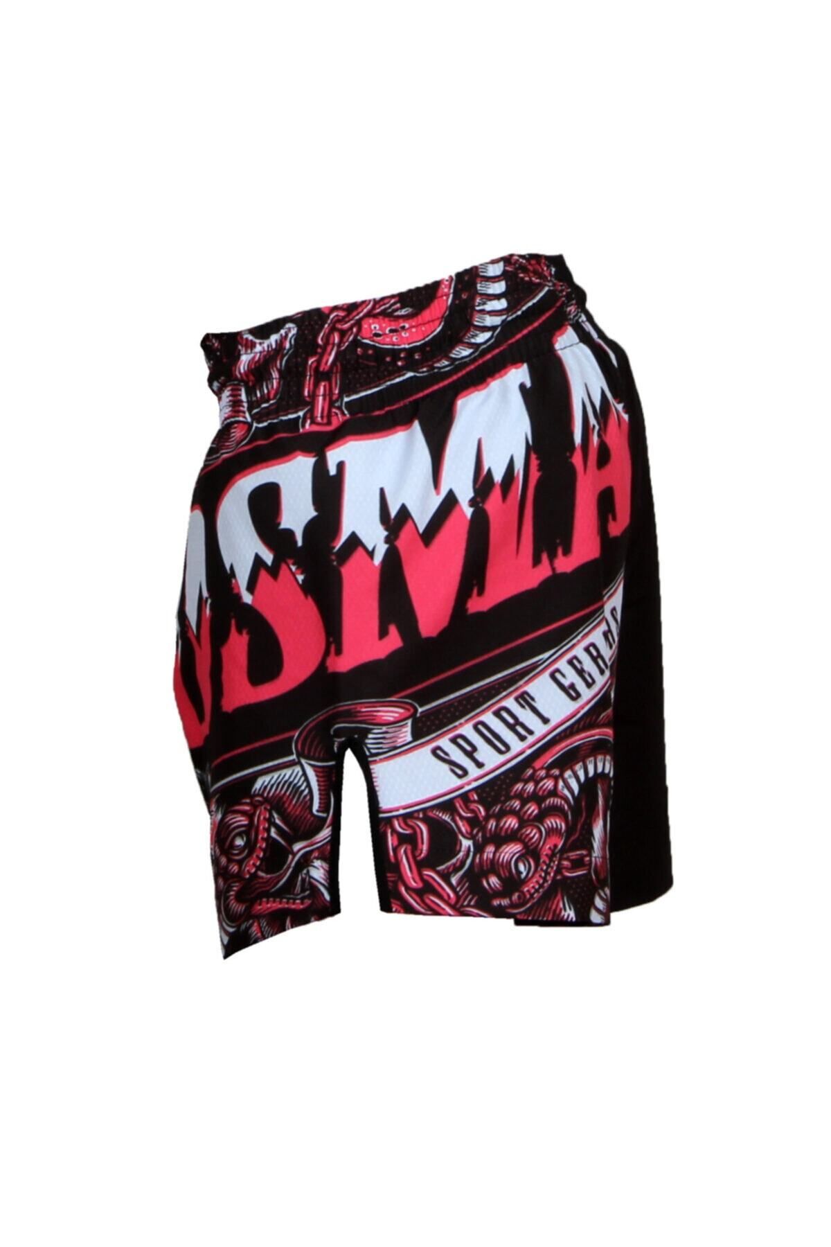 DO-SMAI-Fitness Boxing Muay Thai Training Shorts - Digital Printed Snake Fgs238 4