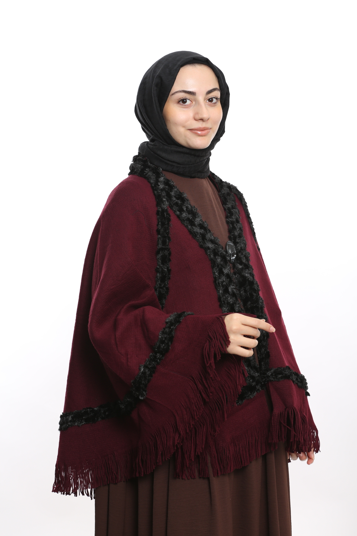 eslem butik Kışlık Kadın-anne Panço