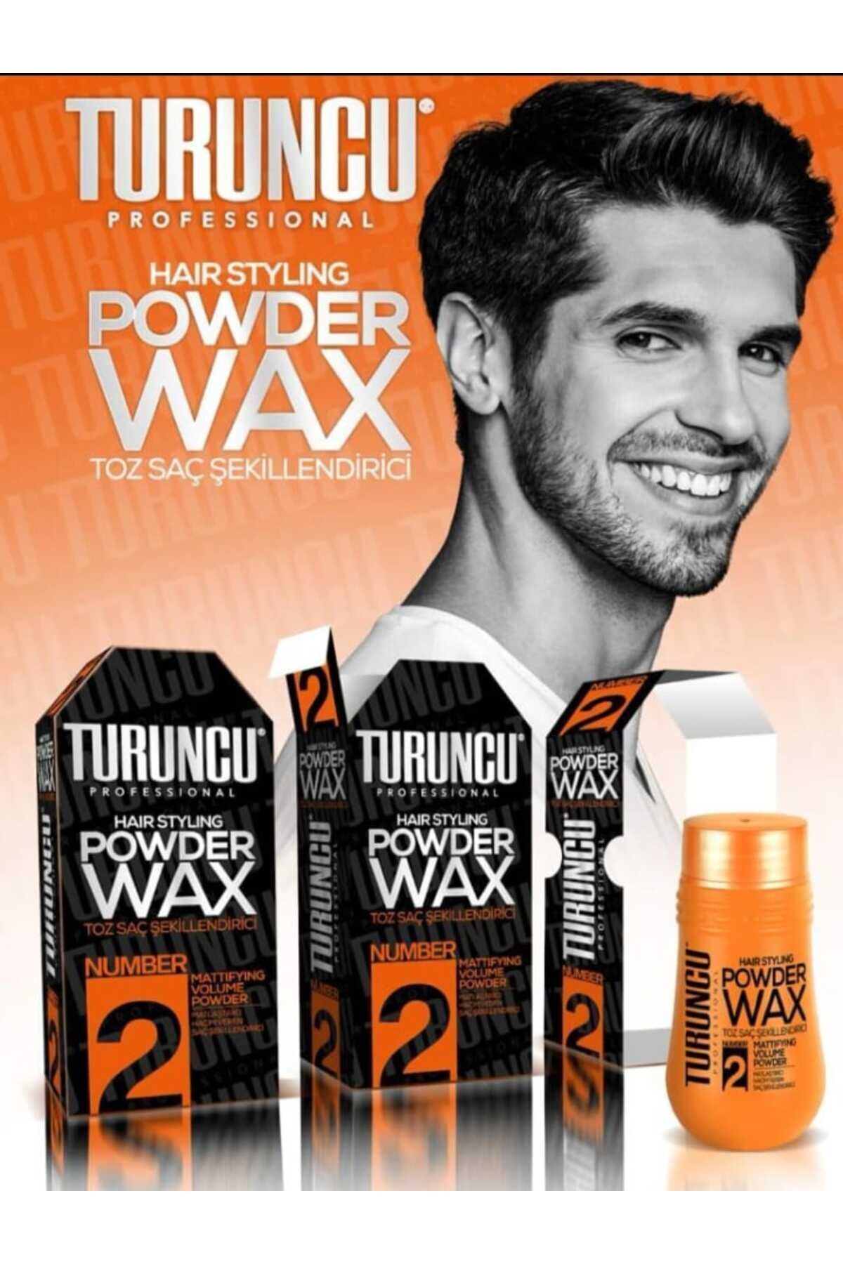 Turuncu PUDRA WAX MAT 2 NUMARA 1 ADET