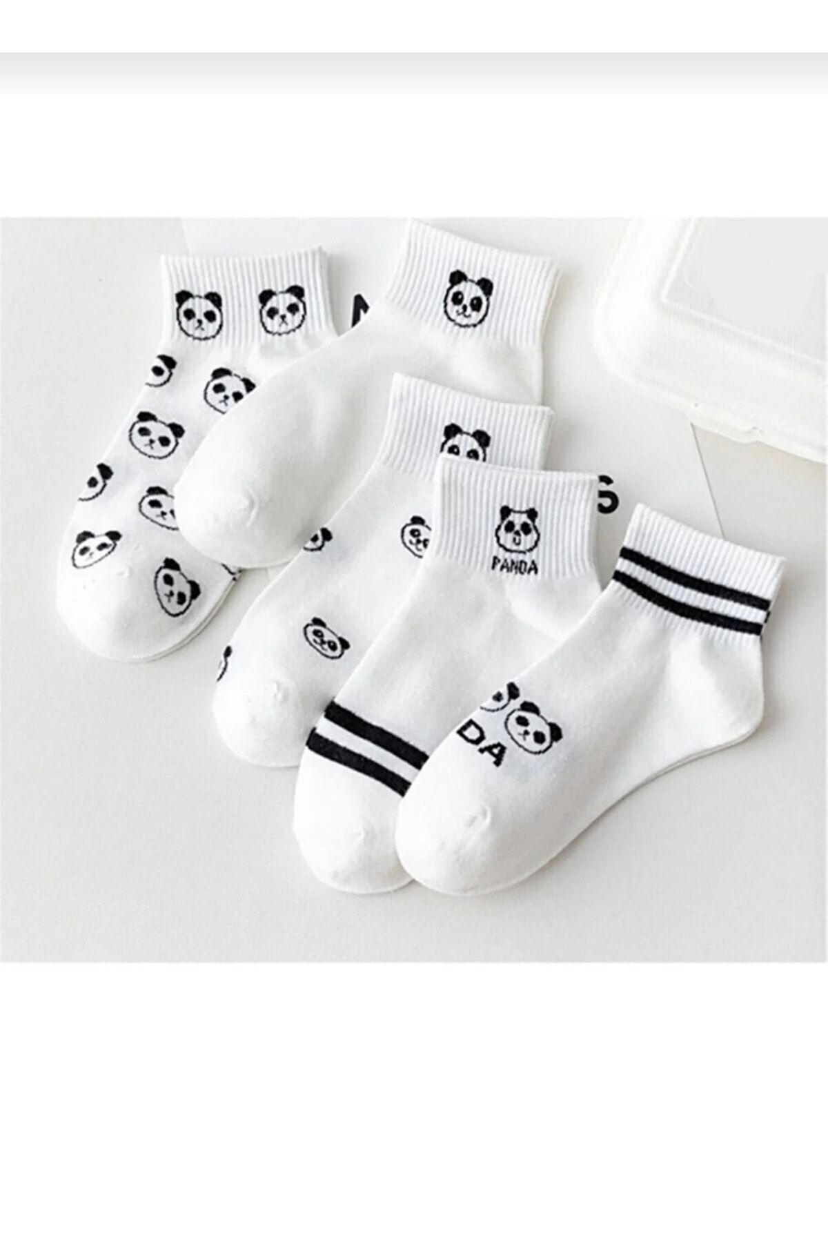 5 Li Kadin Sevimli Panda Desen Çorap — görsel 2 · 3214836585113