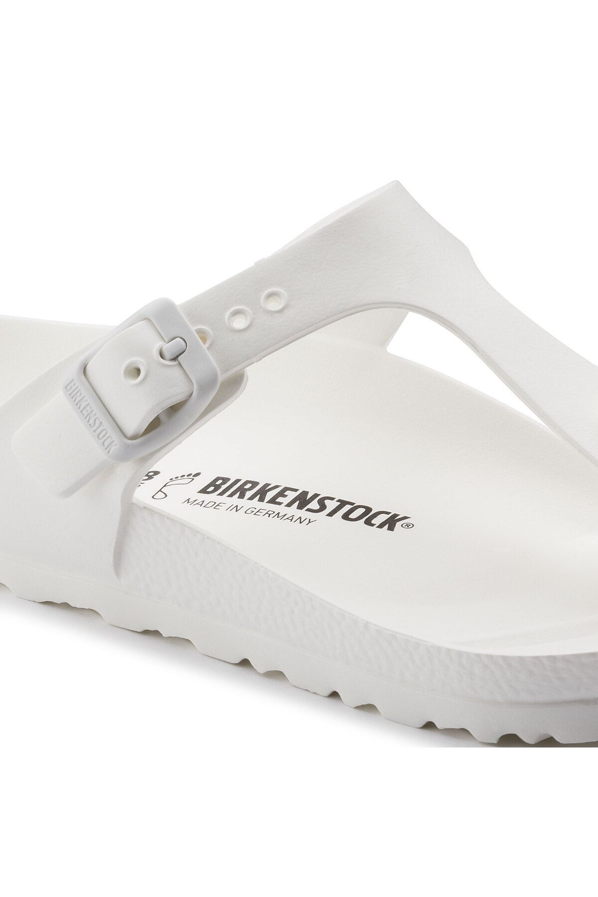 Birkenstock-إيفا جيزيه الأبيض الوجه يتخبط 5