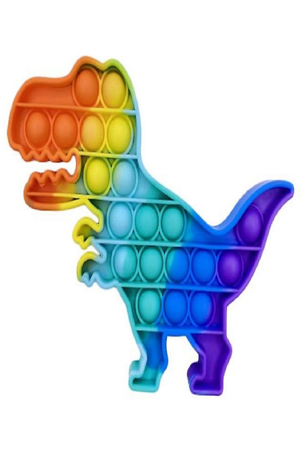 DEEMBRO-Popit Toy Pop It Push It Buble Fidget Butterfly Unicorn and Dinosaur Mental and Sensory Set of 3 3