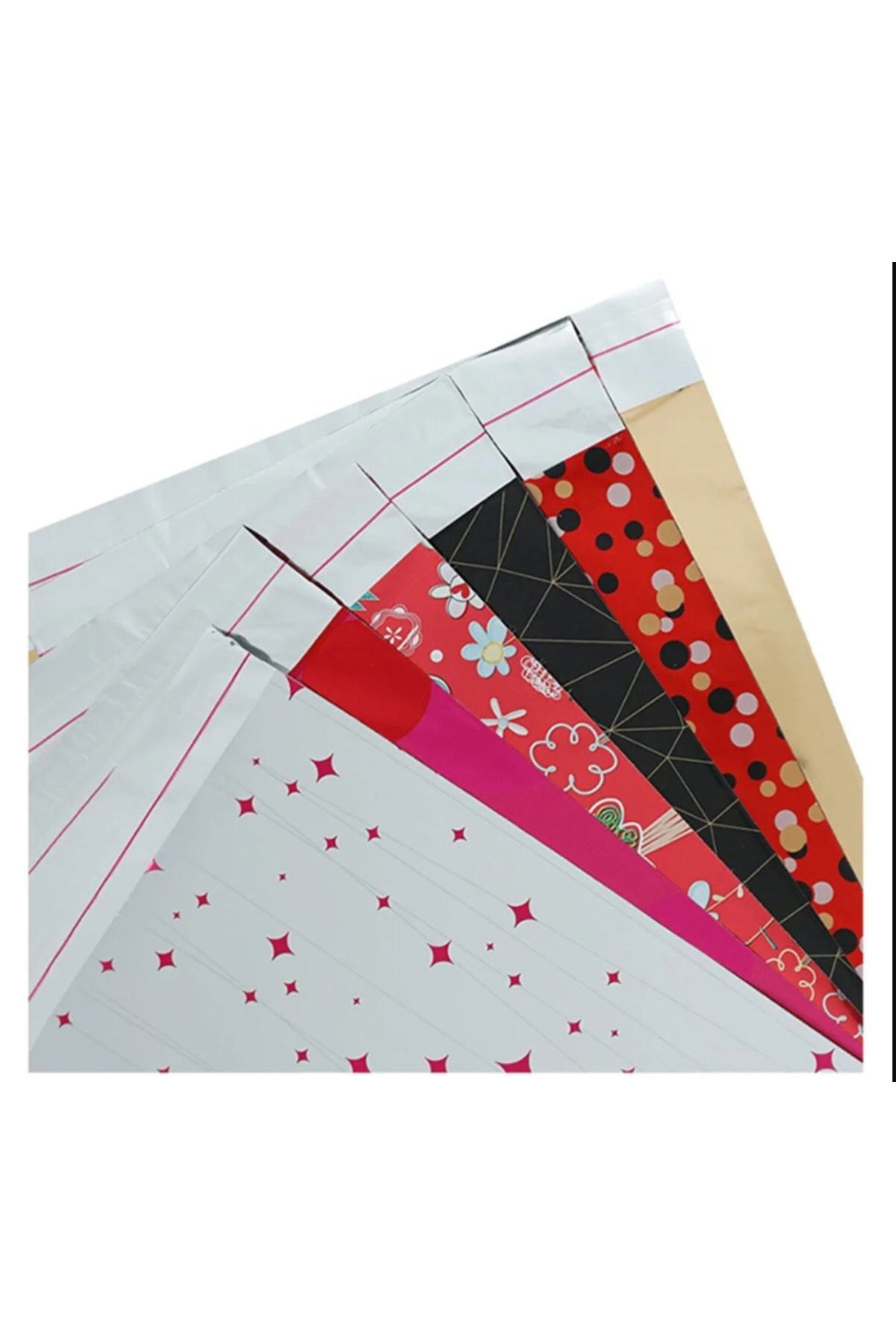 Self Tape Metallized Gift Package Bag Adhesive 35x50 Cm 10 Pieces