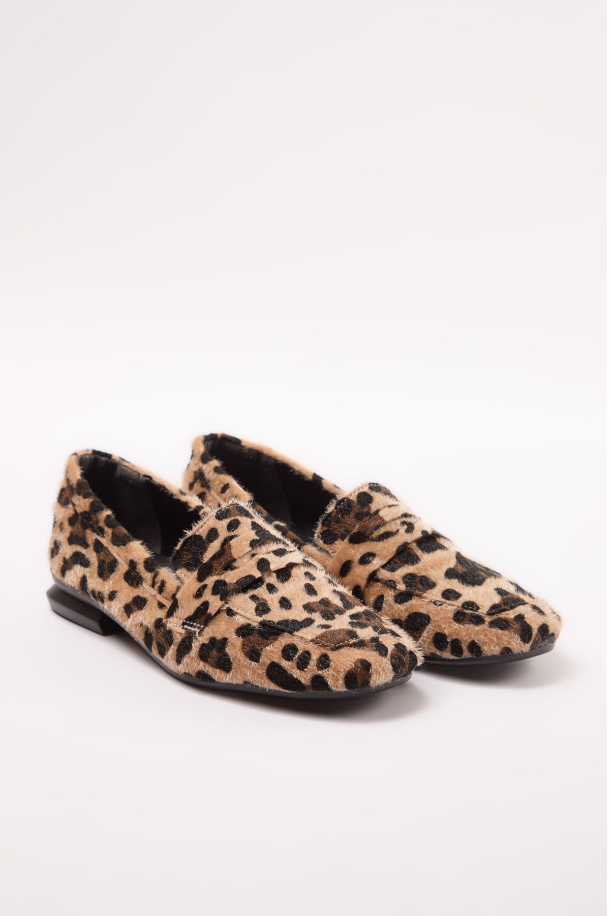 TRENDYOL SHOES Brązowe Mokasyny Damskie W Wzór Panterki - Takaw25la00005 Kobieta - 37