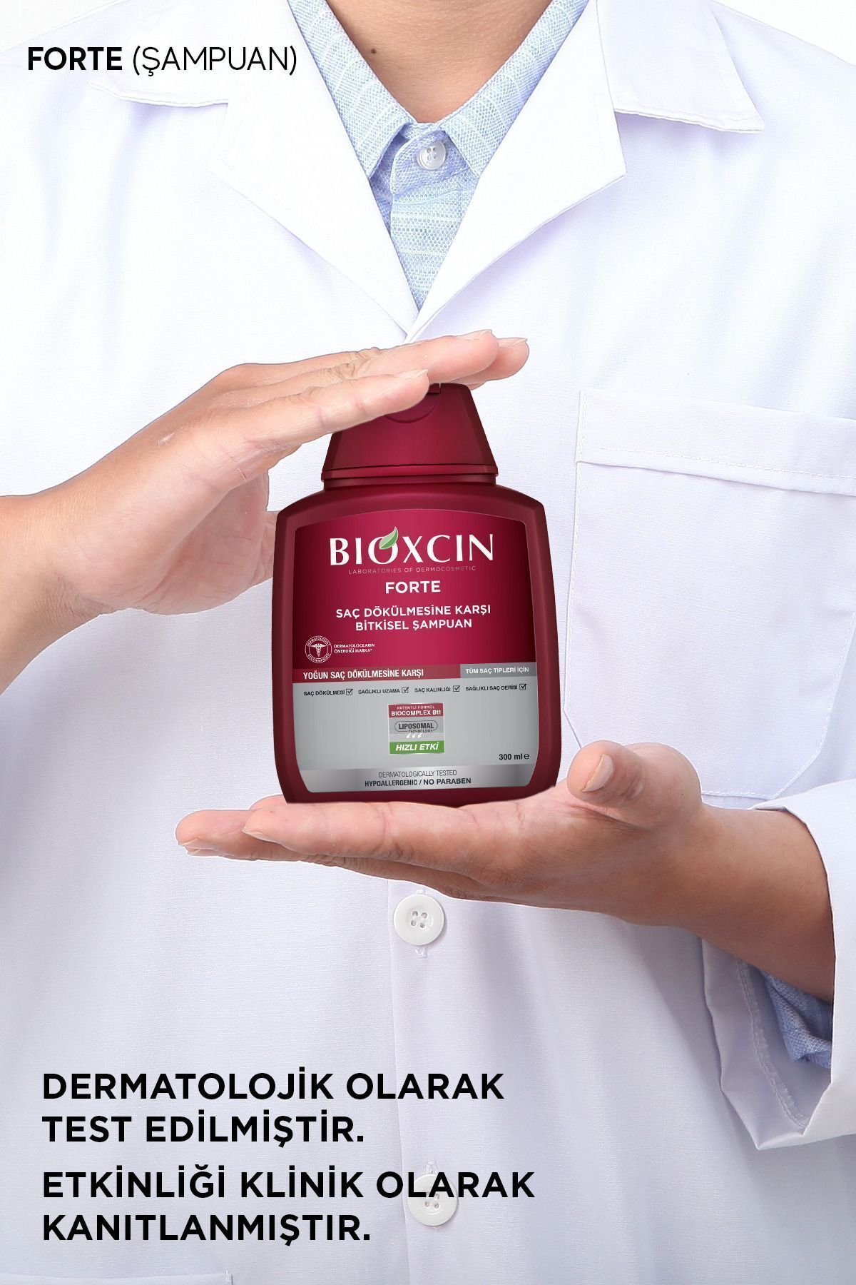 Bioxcin-Forte Shampoo Kúp 3 Získajte 2 3x300 ml - Intenzívny šampón proti vypadávaniu vlasov 6