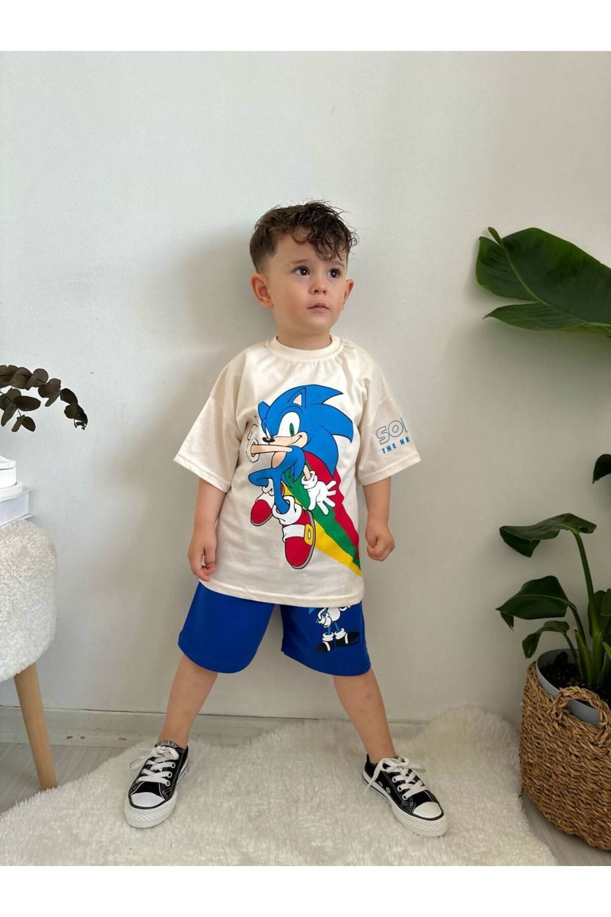 JELİBOOM-Sonic Shorts Set for Boy 2
