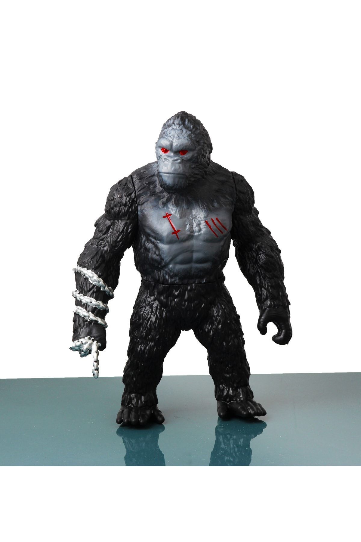 e-life-Godzilla Vs Kong - Giant Godzilla and King Kong Action Figures Toy Set 2 Characters in One 4