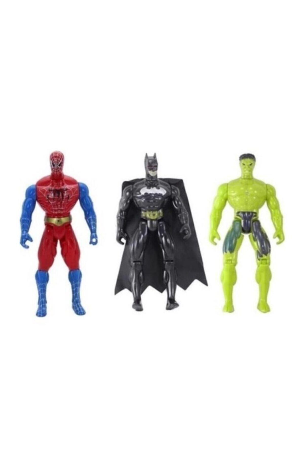 SPIDER-MAN BATMAN フィギュア 最終価格 Eksen store Spiderman - Spider Man + Batman + Hulk- Trendyol