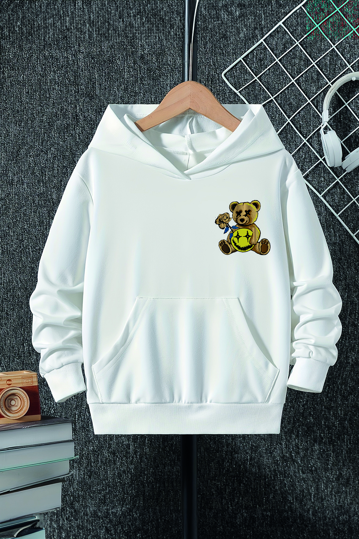 سویشرت پسرانه سفید MYADA | ADA22519-099 اورجینال - تصویر 2