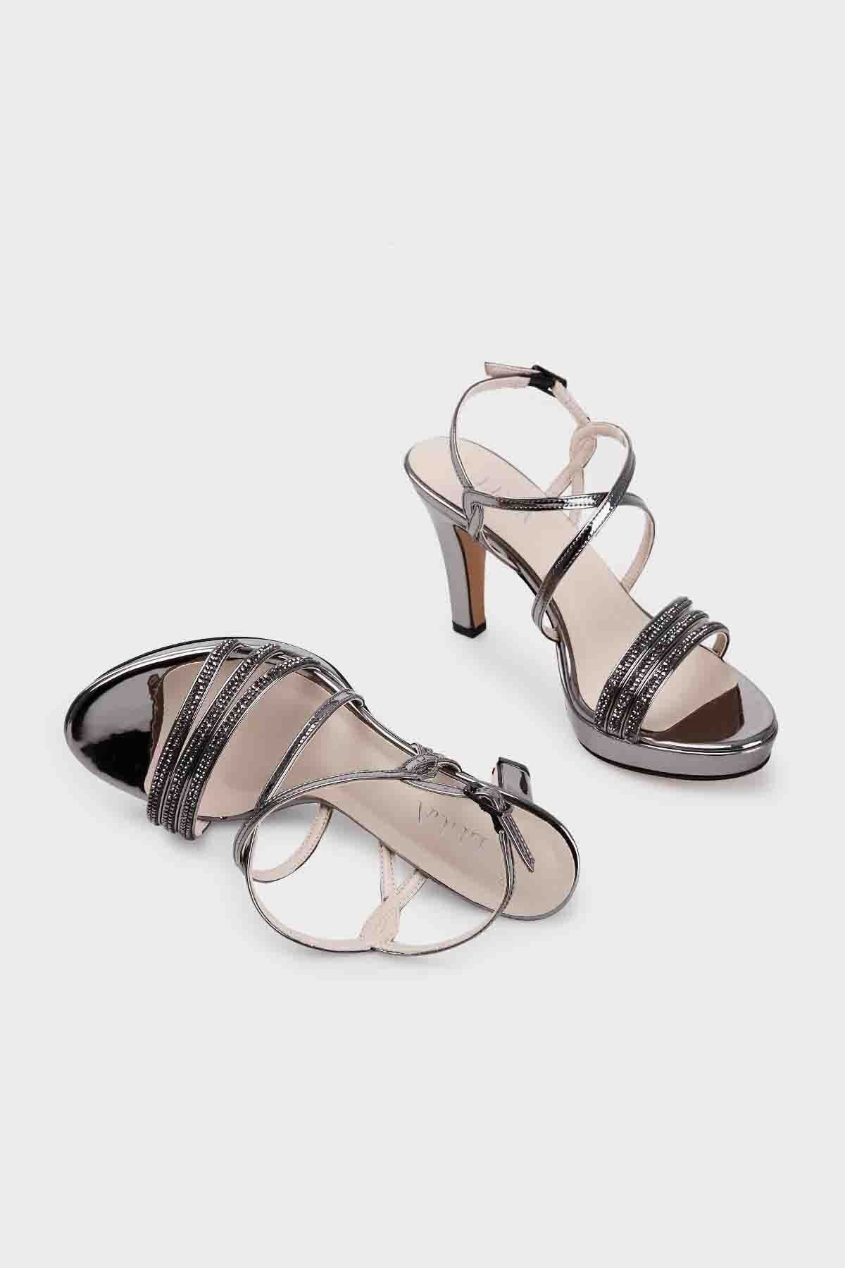 Lela-Pantofi de seară cu toc de piatra Pantofi de damă 347557750 5