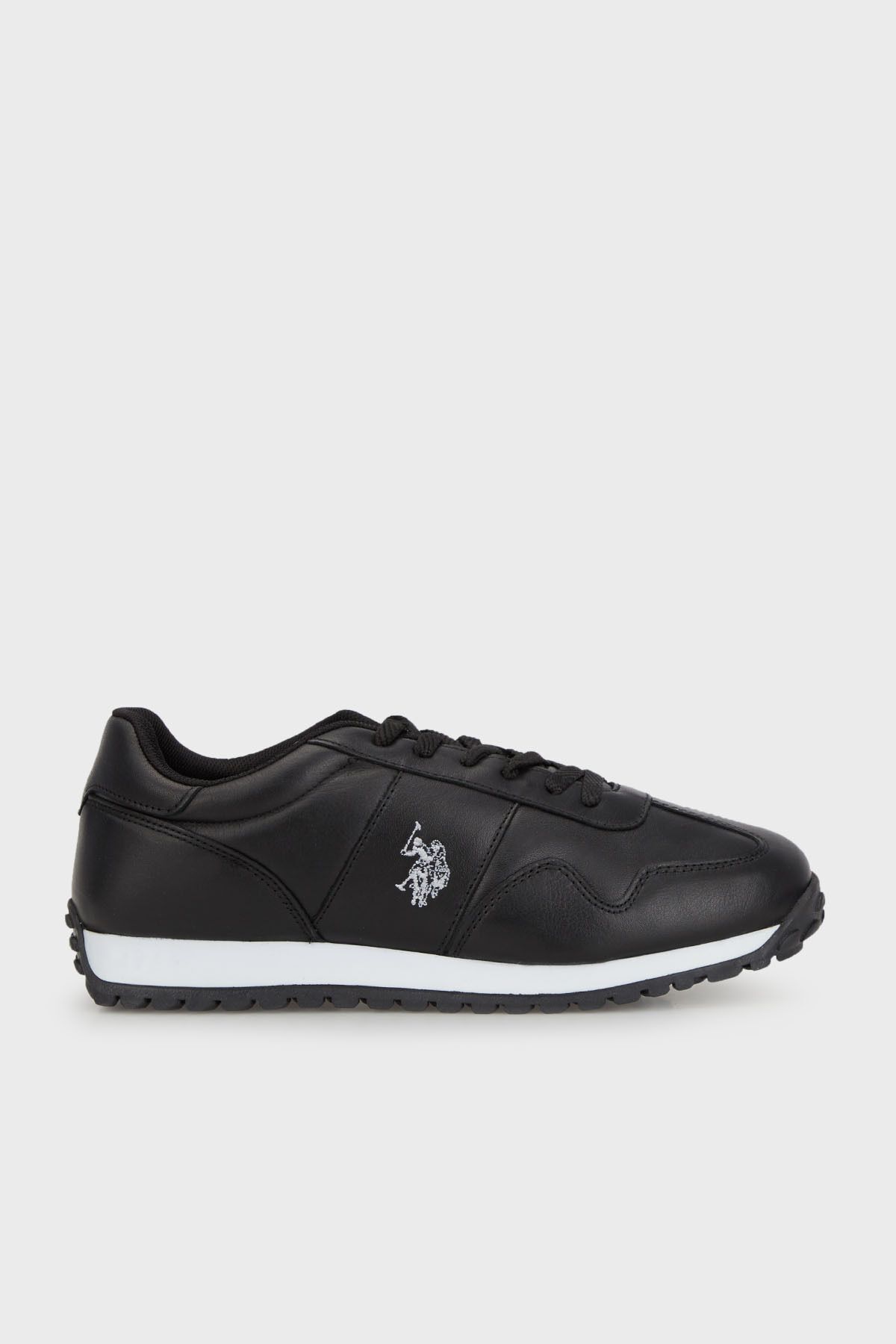کفش U.S. Polo Assn. یو اس پولو کفش چرم طبیعی ایالات متحده Polo Assn کفش مردانه DORIS LT 3PR اورجینال - تصویر 1