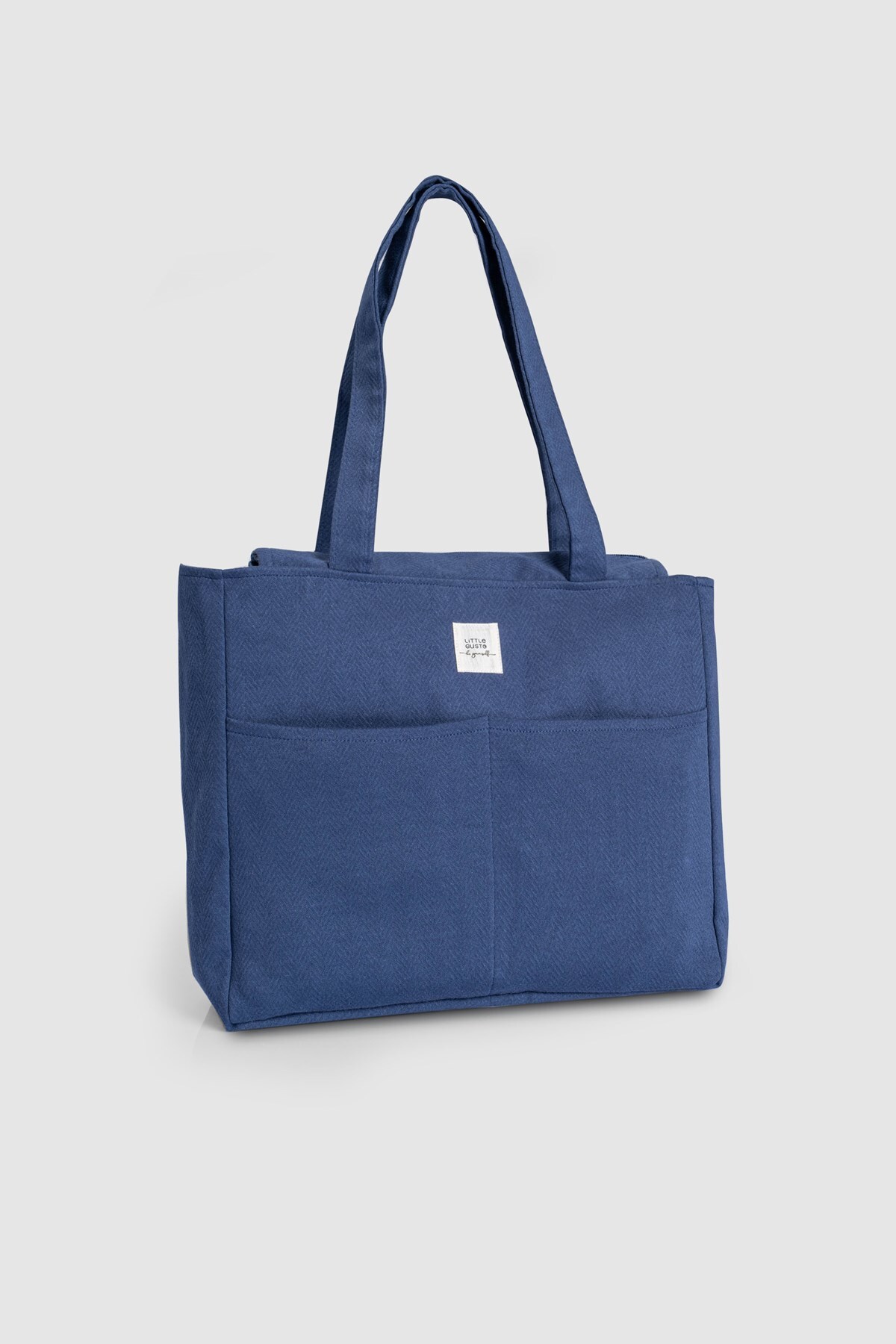 Little Gusto 3'lü Anne Bebek Bakım Çantası Seti Lacivert fotoğrafı 3 (önizleme)