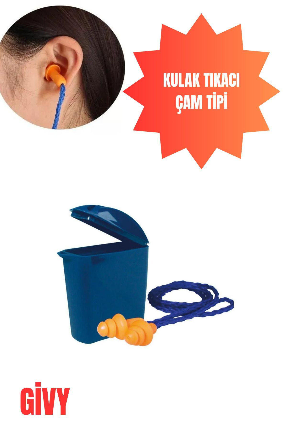 GİVY Kulak Tıkacı Çam Tipi