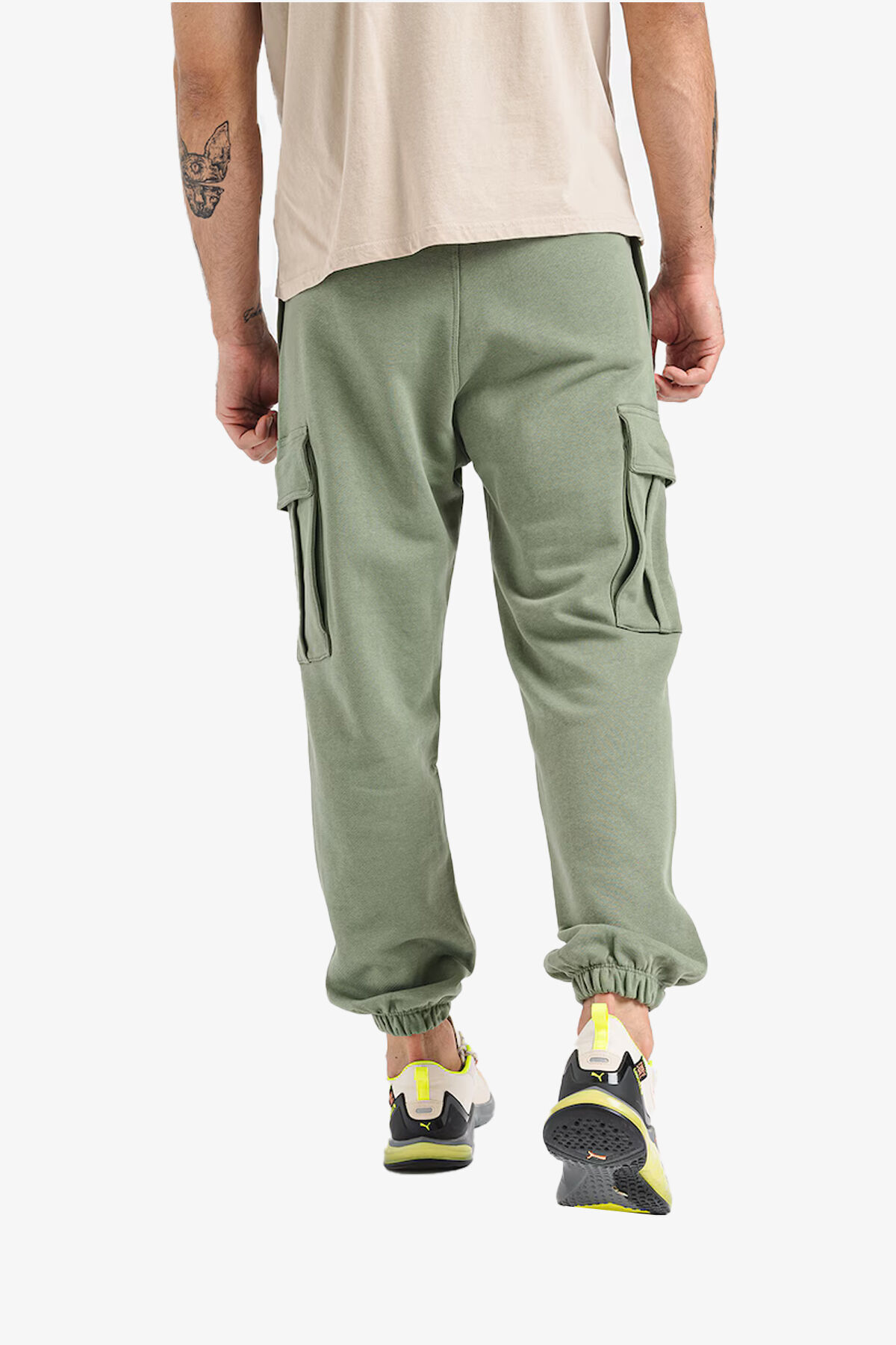 شلوار گرمکن ورزشی مردانه راسته فاق نرمال | جک اند جونز Jack & Jones 12263074-AgaveGreen - تصویر 3