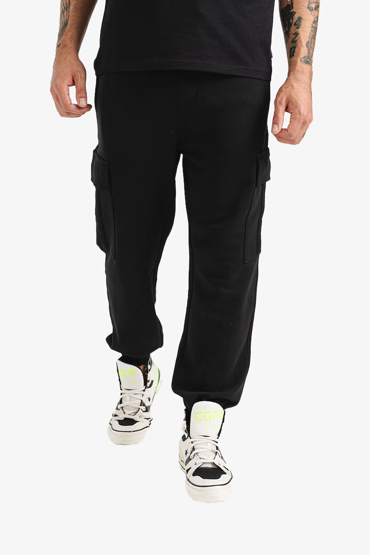 شلوار گرمکن جک اند جونز 12263074-Black شلوار گرمکن جک اند جونز 12263074-Black