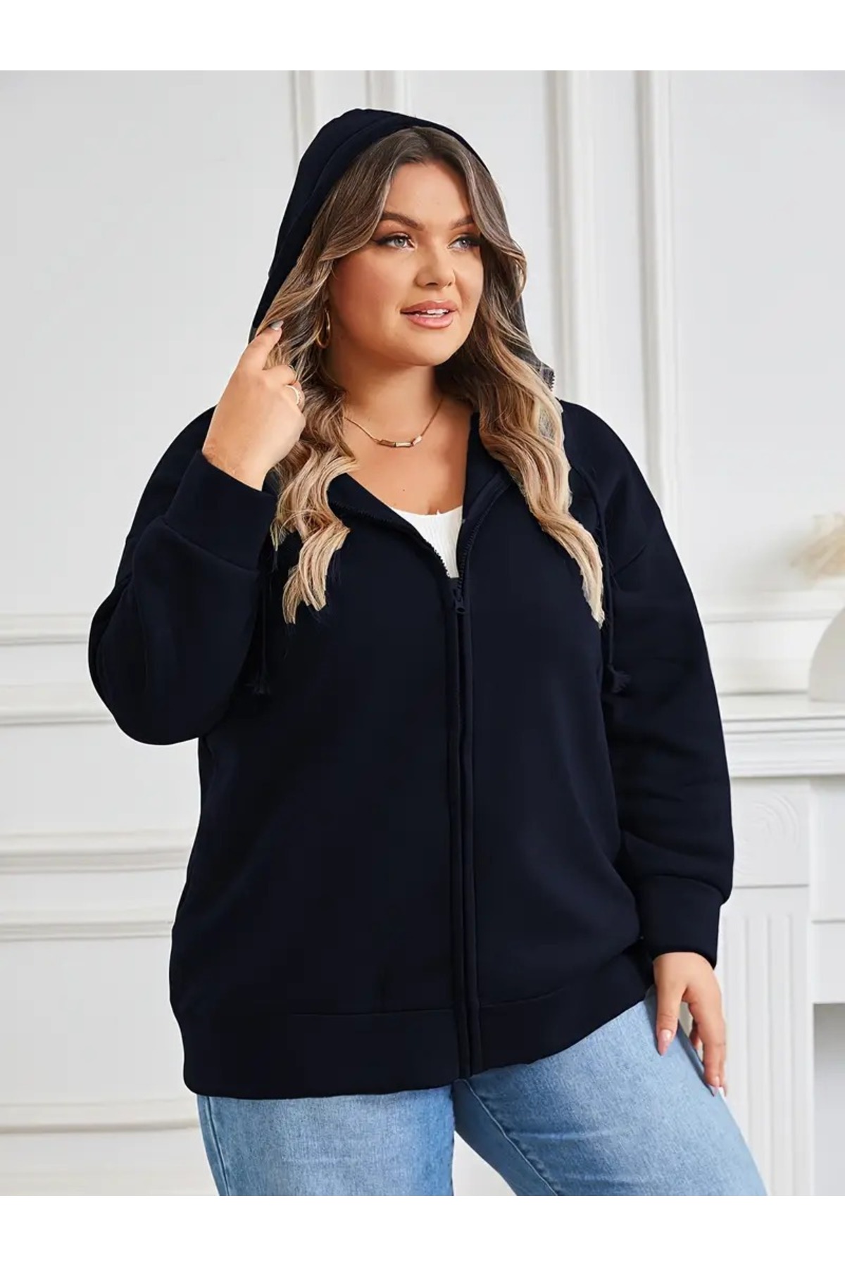 DAXİS Sportwear Company Kadın Fermuarlı Sweatshirt