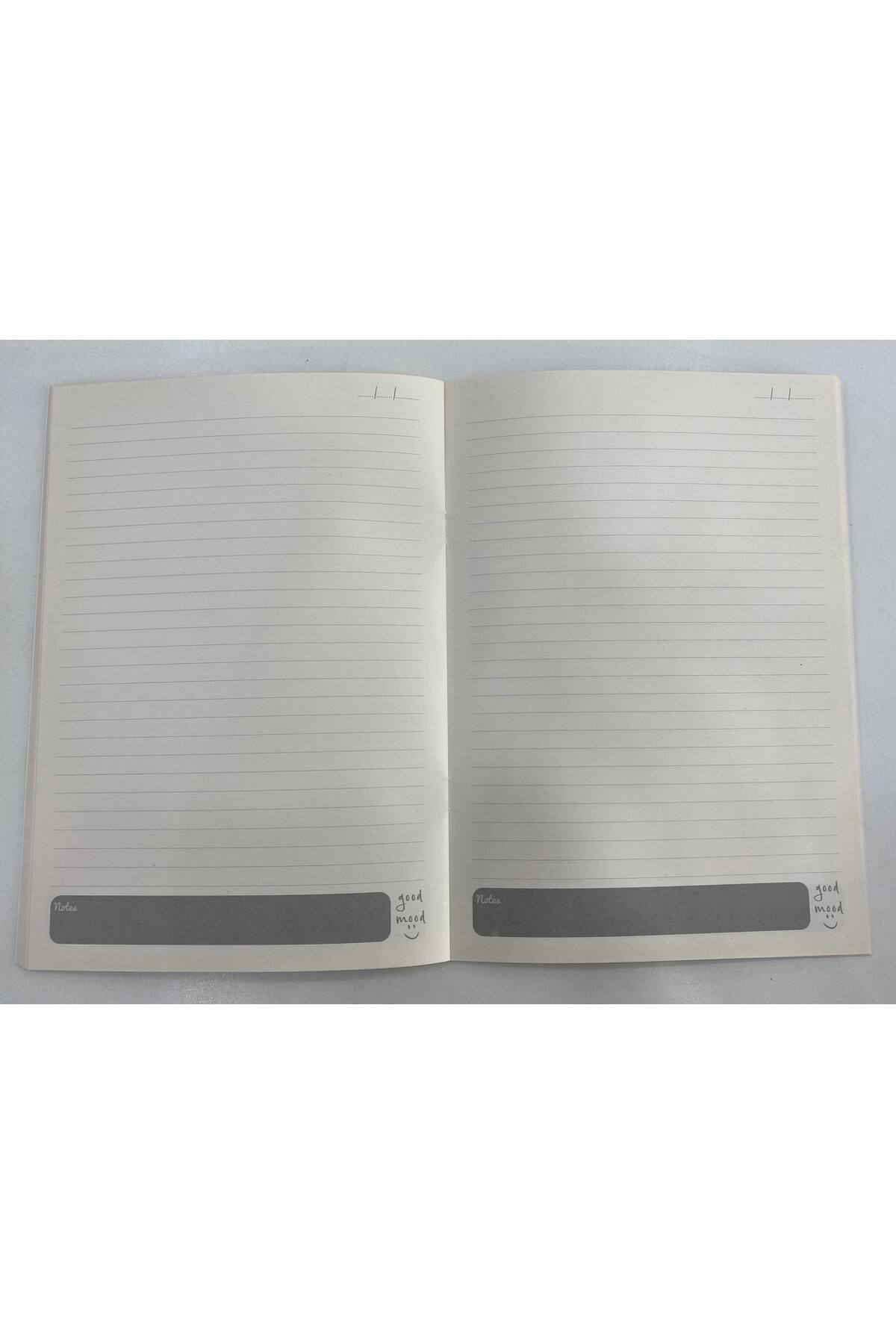 4nio-A4 Notebook - Stamp Patterned Lined 2
