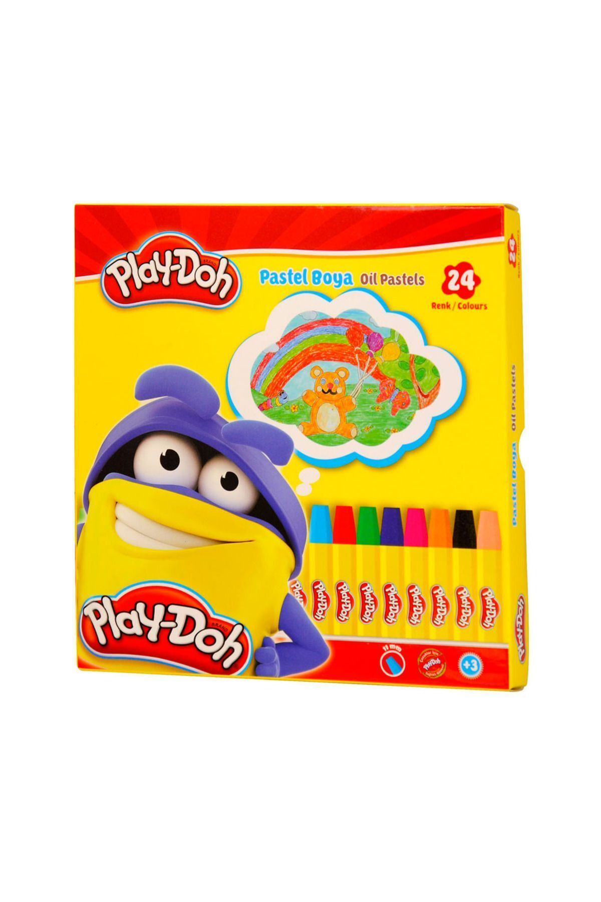 Play Doh-علبة كرتون بألوان الباستيل تحتوي على 24 لونًا 1
