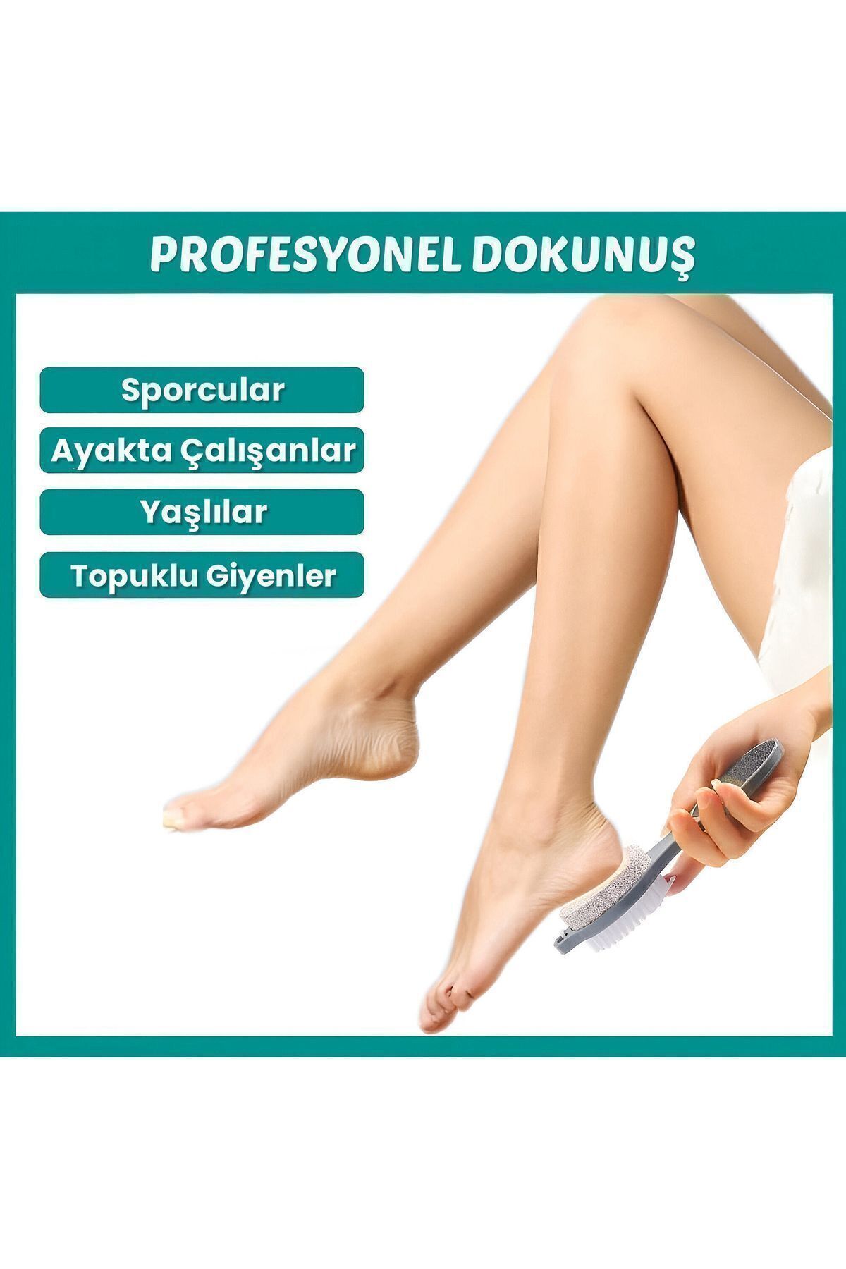 KaktüsKedi-4 Functional Heel File Foot Care Set| 4 in 1 Set 4