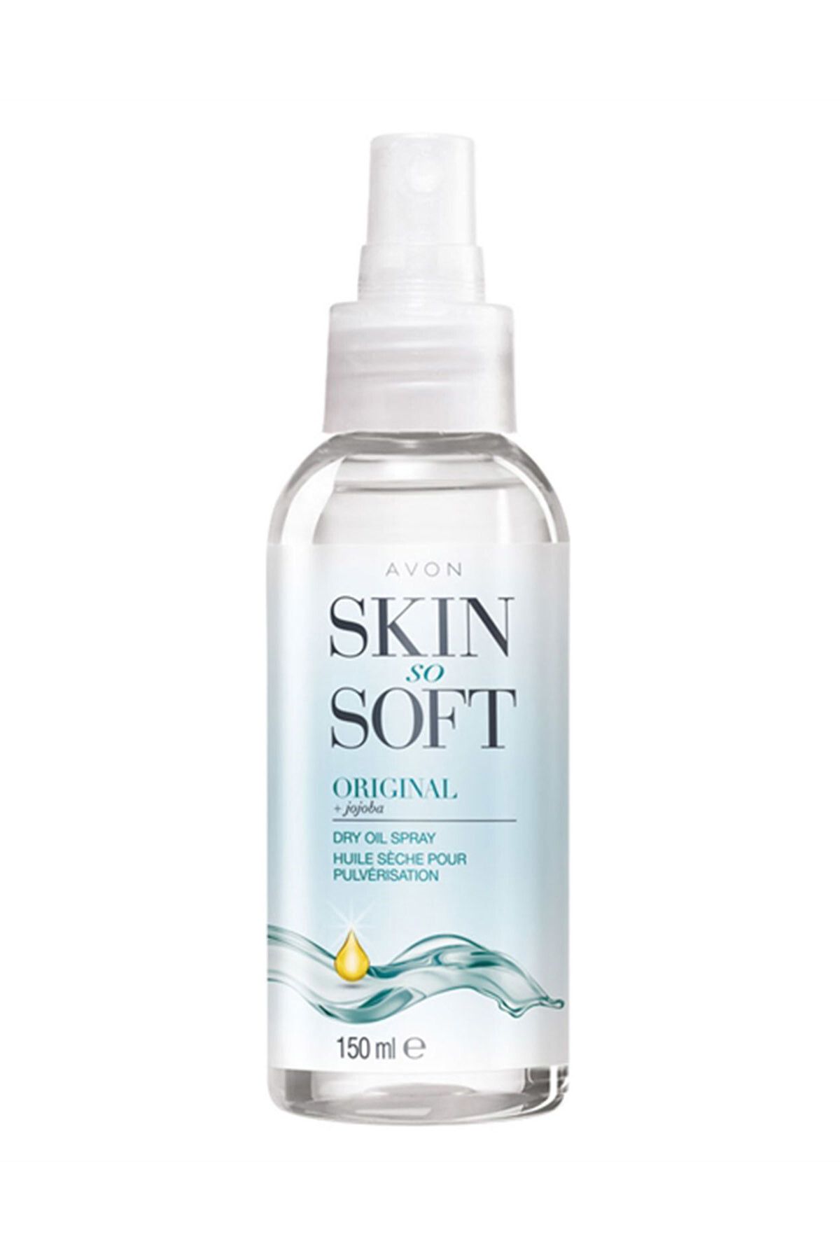 اسپری روغن خشک اصل اسکین سو سافت 150 میلی لیتر 8681298940210 Avon