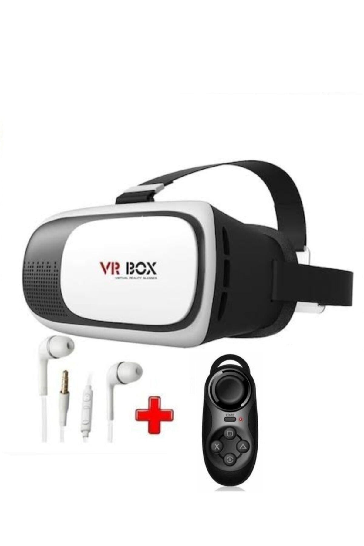 VR BOX 3d 3in1 Sanal Gerçeklik Gözlüğü Seti St1