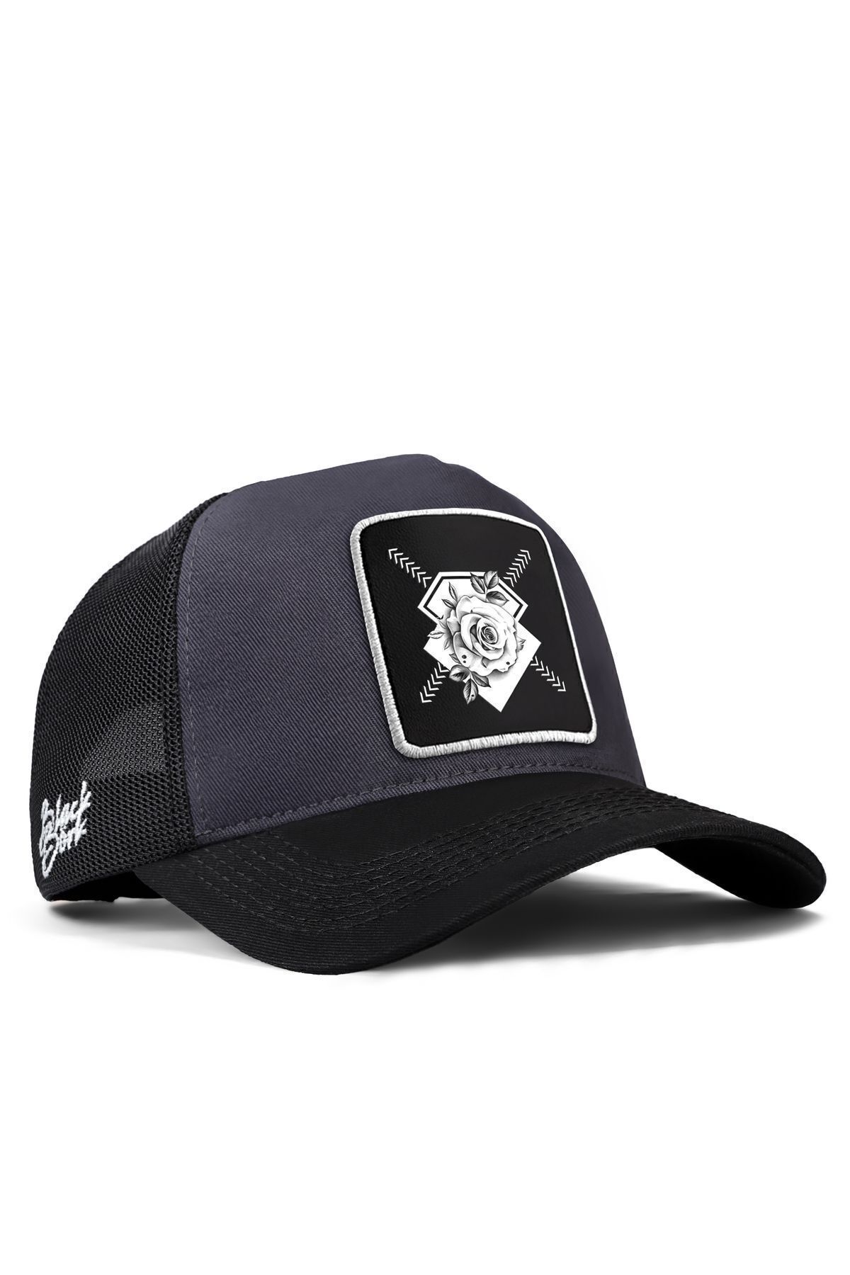 BlackBörk Unisex Black Brim Hat - X Fashion V1 F, 6 Code Logos,  Anthracite-black (Cap) - Trendyol