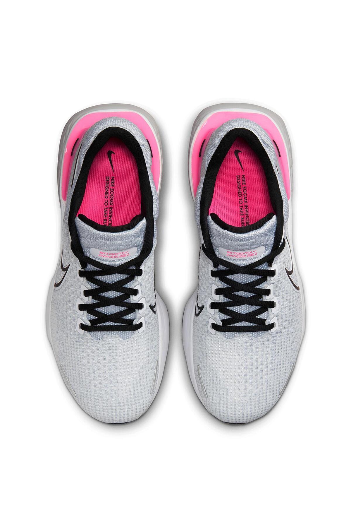 کفش Nike نایکی رانینگ مردانه خاکستری زومکس Invincible Run Fk 2 اورجینال - تصویر 4