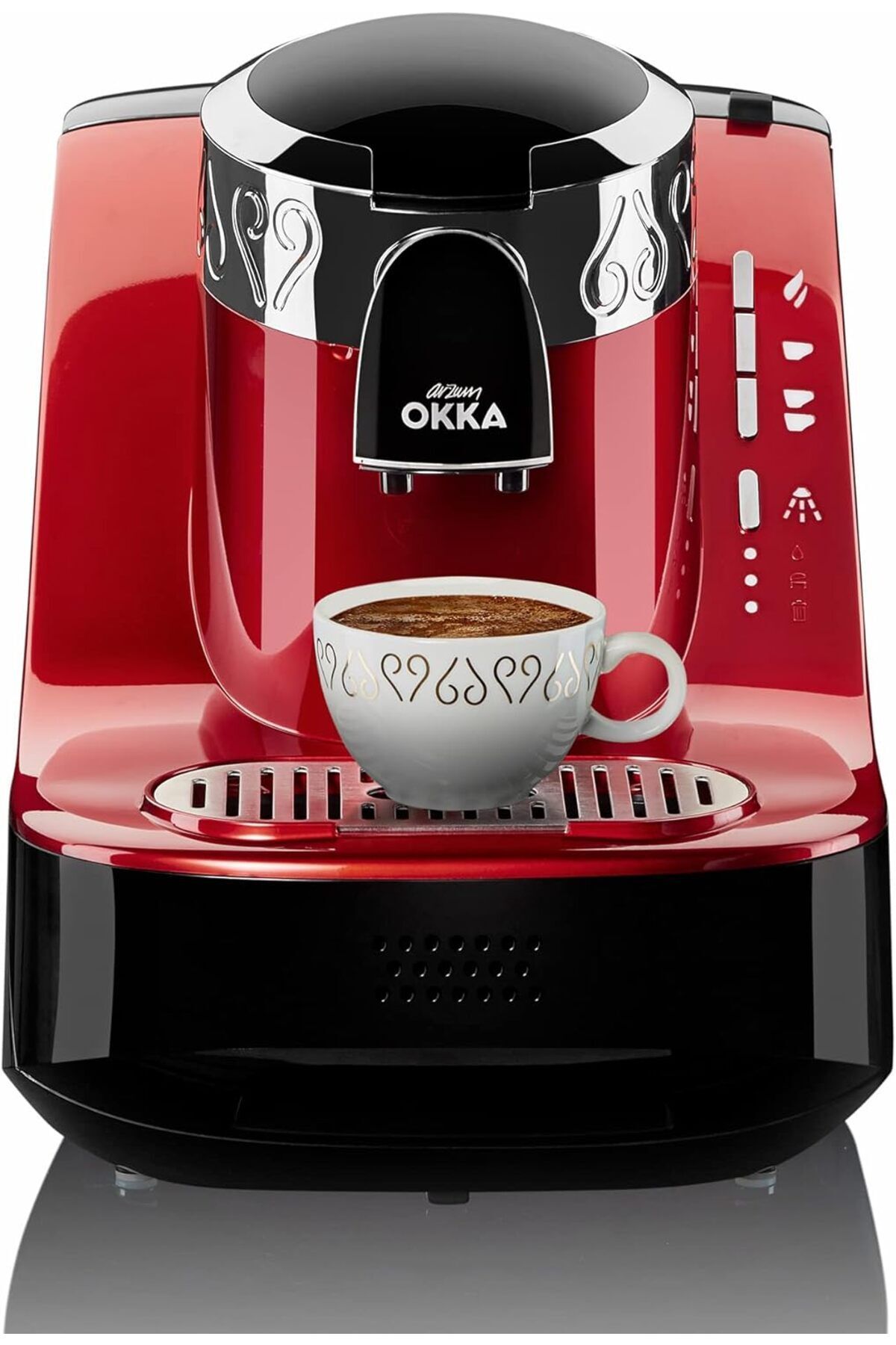 Arzum-Okka, Professional Electric Turkish Coffee Maker, Fully Automatic, RED, OK-002-N 3