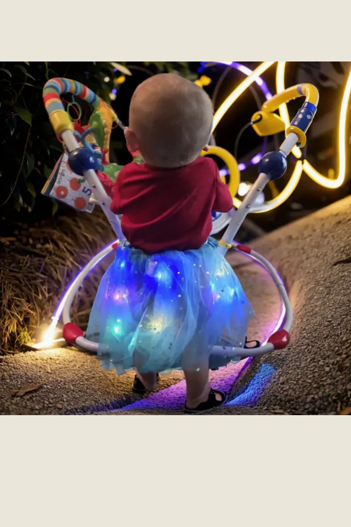 Miss Lana-Mi̇ss Lana Led Lighted Short Skirt - Glowing Princess, Ballet Stage, Dance 4