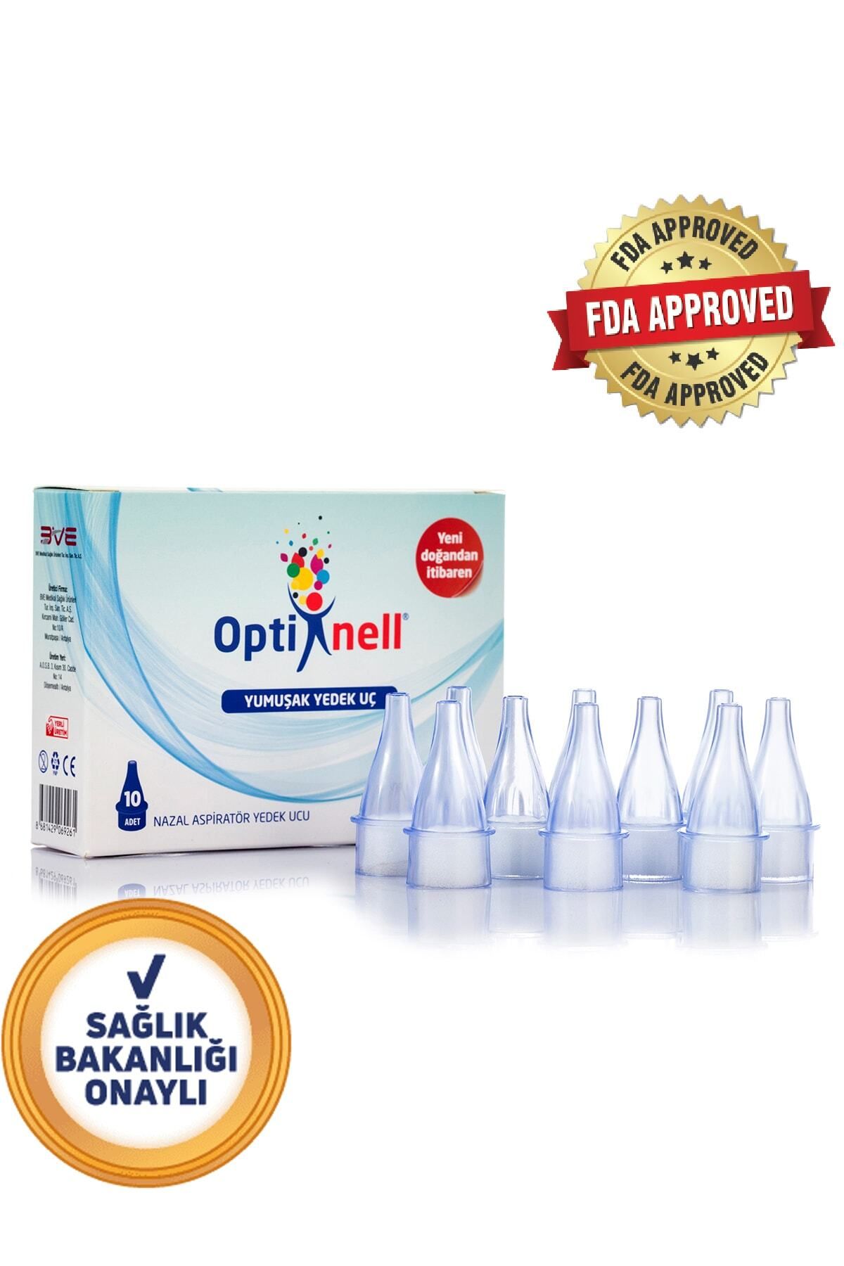 Bebek Otribebe Uyumlu Nazal Burun Aspiratörü Yedek Uç Skt: 07/2029