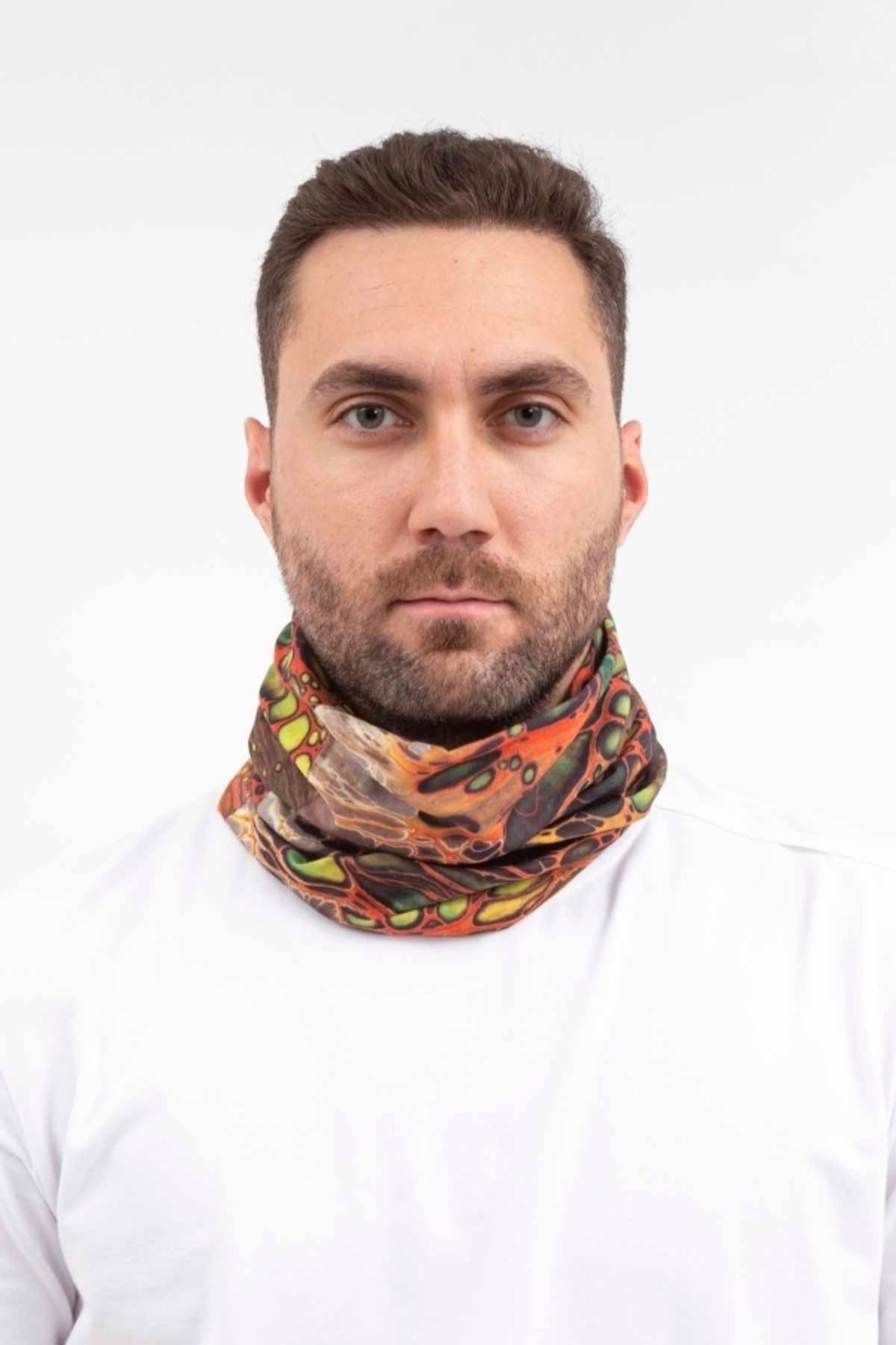 VAV WEAR Guler Pentru Gât Bandana Mască Buffo01 Unisex - One Size