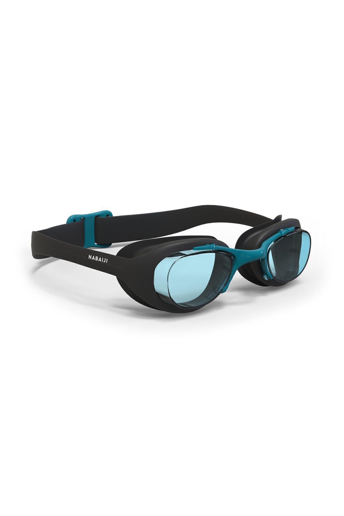 Swimming Goggles - Standard Size - Black/blue - Clear Lenses - Xbase