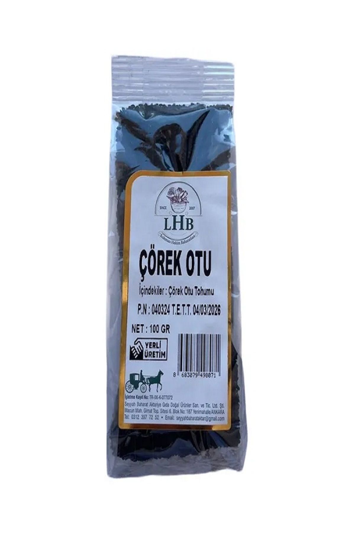 lokman hekim baharat Çörek Otu 100 Gr
