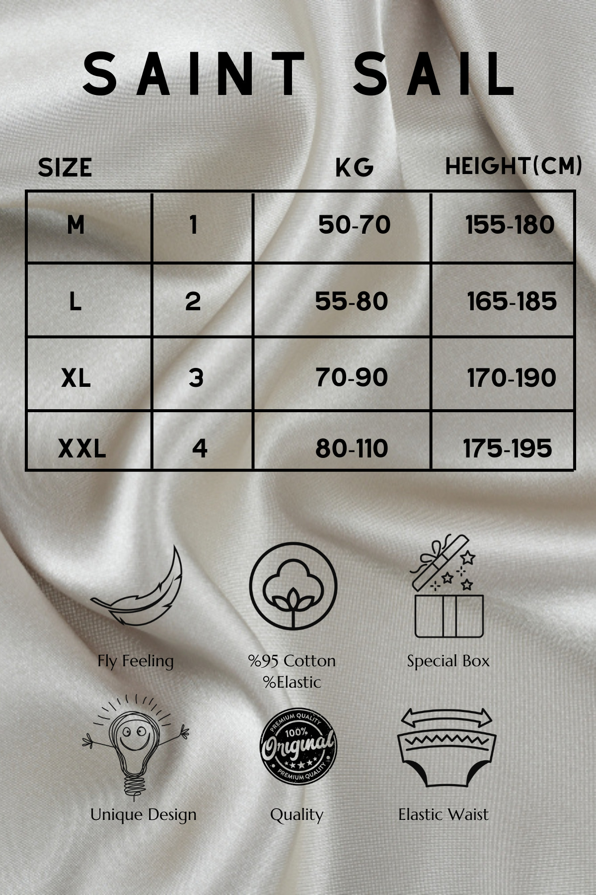 باکسر مردانه آبی Saint Sail | SSAILASTRO اورجینال - تصویر 6