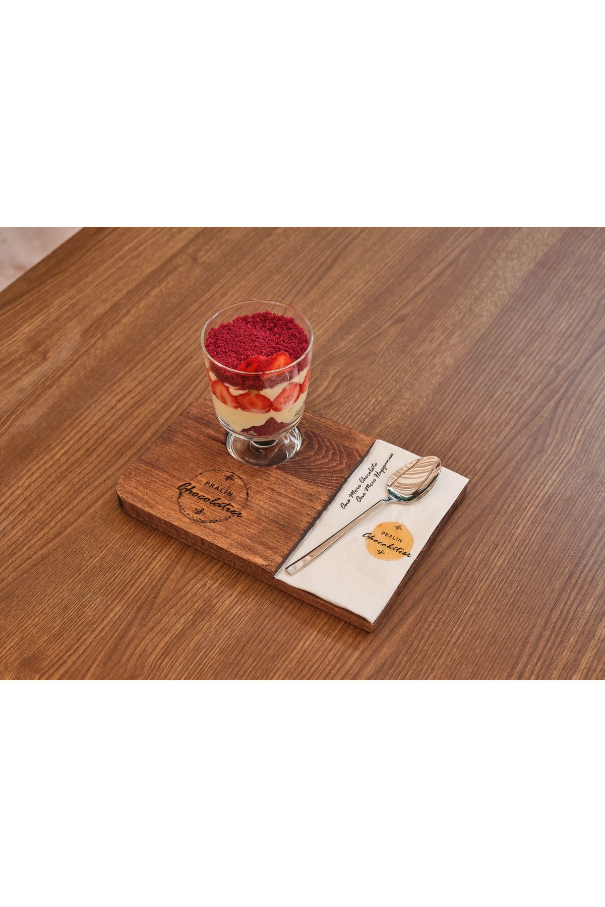 Davi Ahşap-Wooden Presentation Plate - Special Design 2