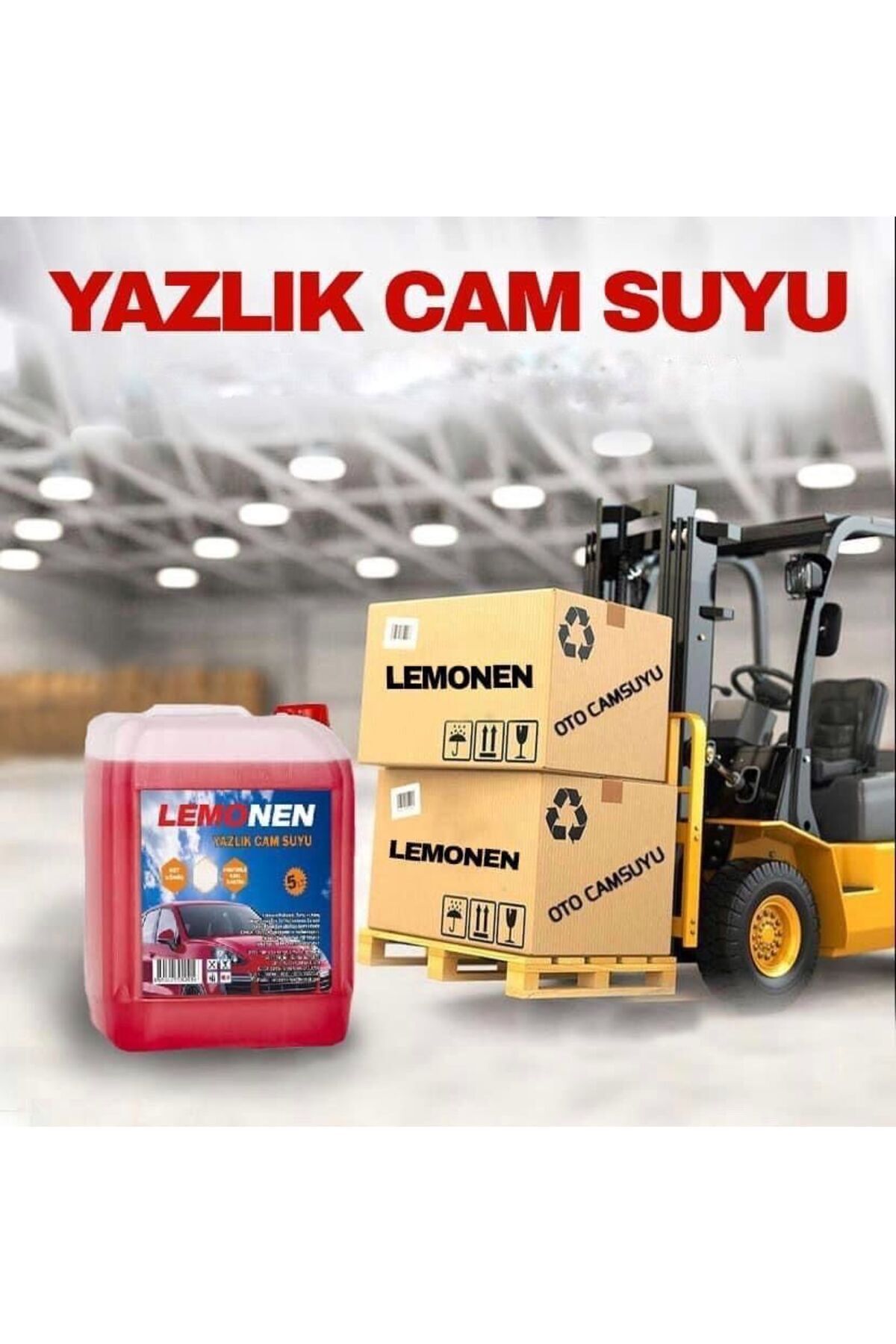 Lemonen Yazlık Parfümlü Cam Suyu 5 Lt Lemonen