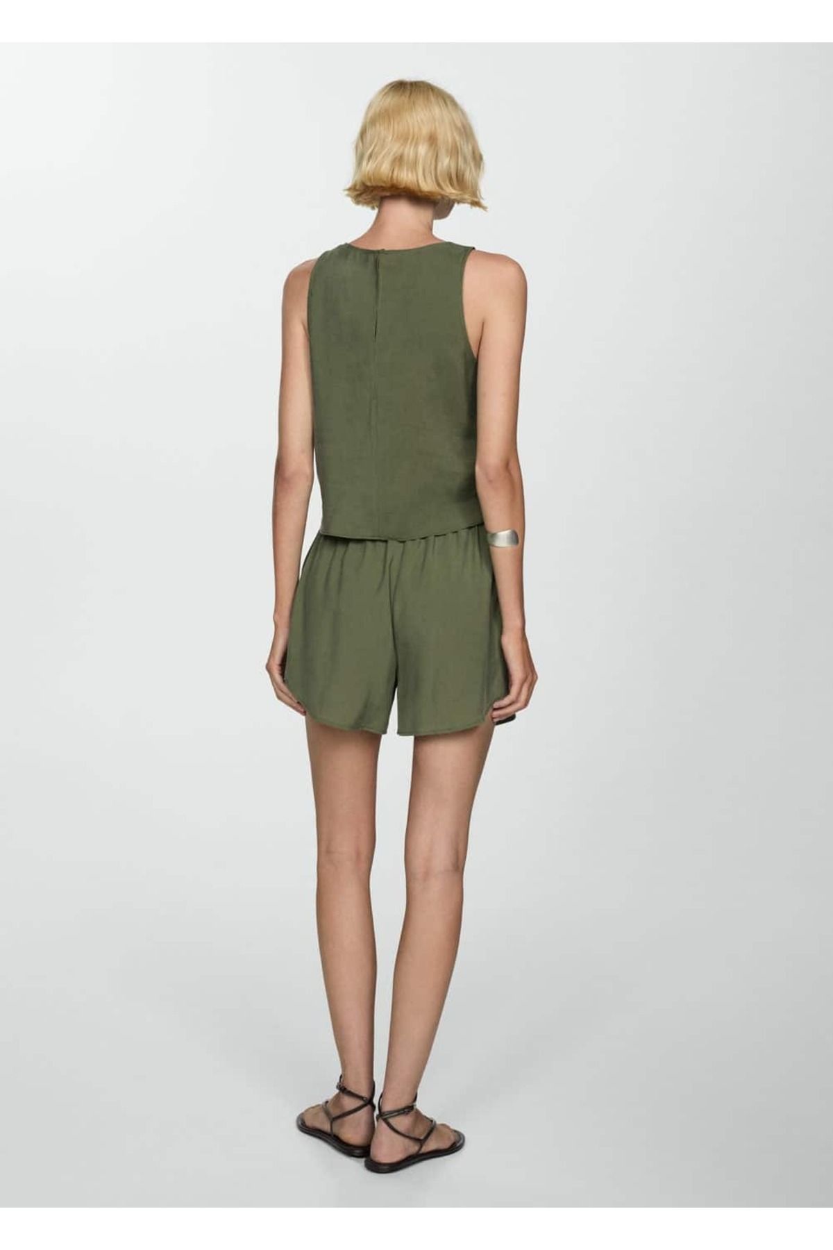 MANGO Woman-Modalshorts mit Bindedetail 4