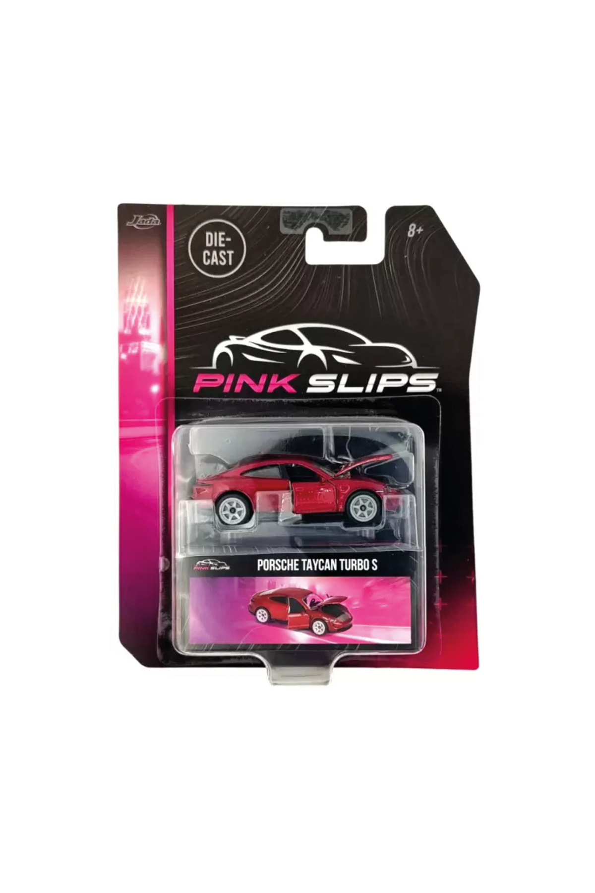 Jada 1/64 Ölçek Pink Slips Premium Araçlar - Porsche Taycan Turbo