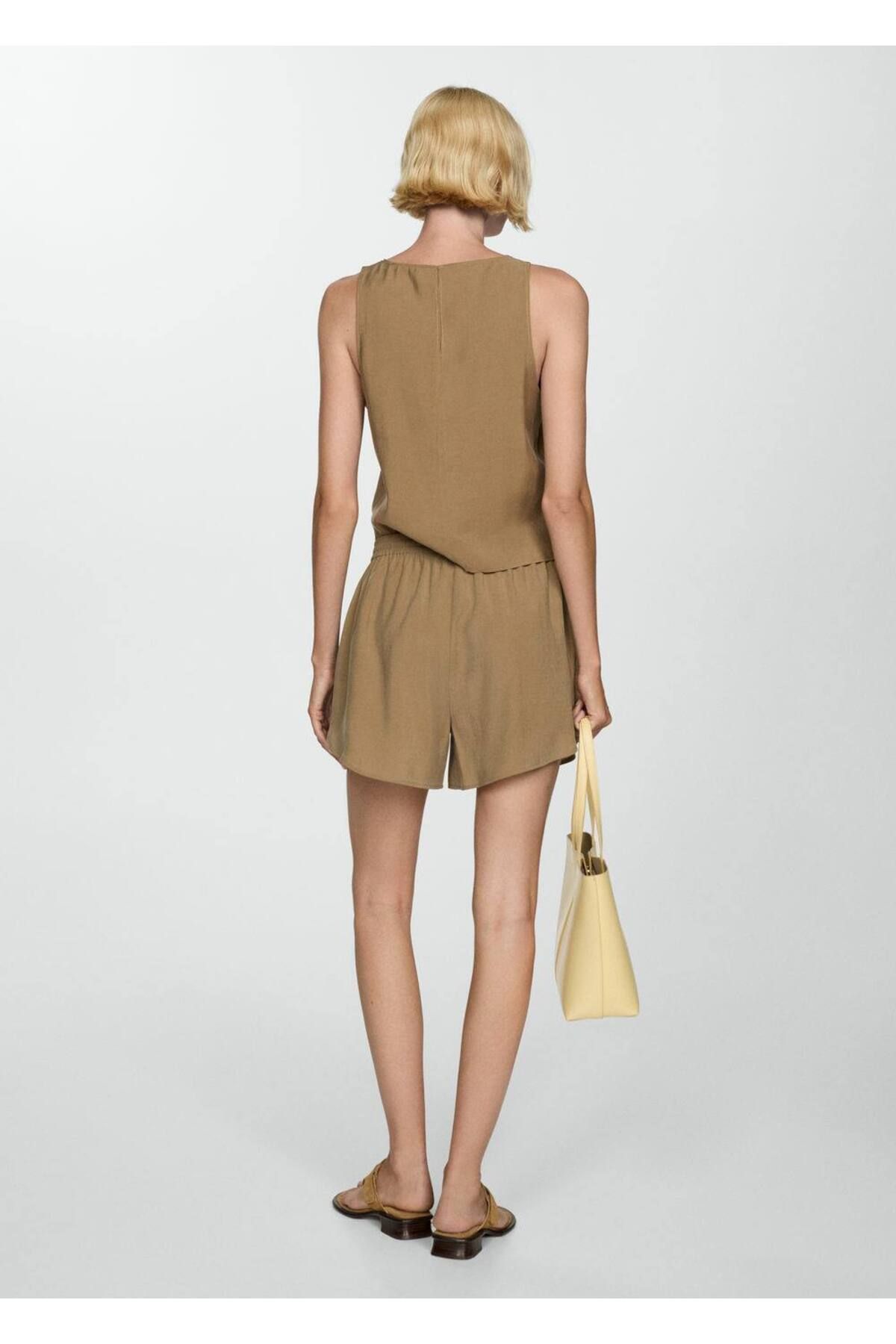 MANGO Woman-Modalshorts mit Bindedetail 5