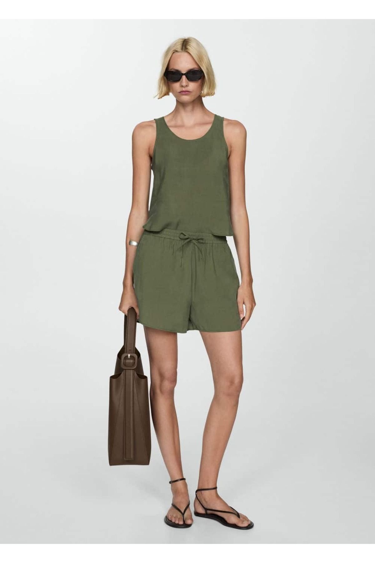 MANGO Woman-Modalshorts mit Bindedetail 2