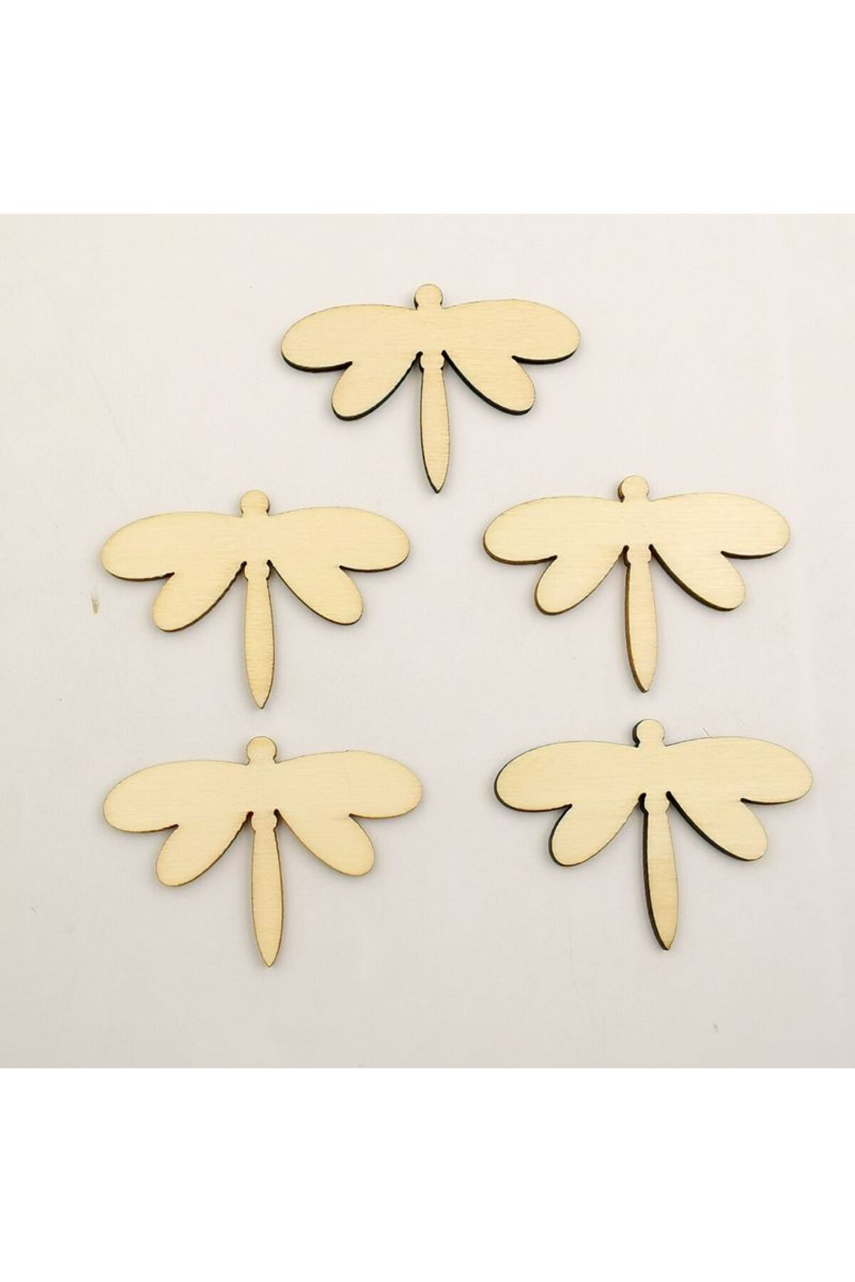 Boyanabilir Ahşap Yusufcuk Kuşu 5x3,5 Cm 30 Adet 6