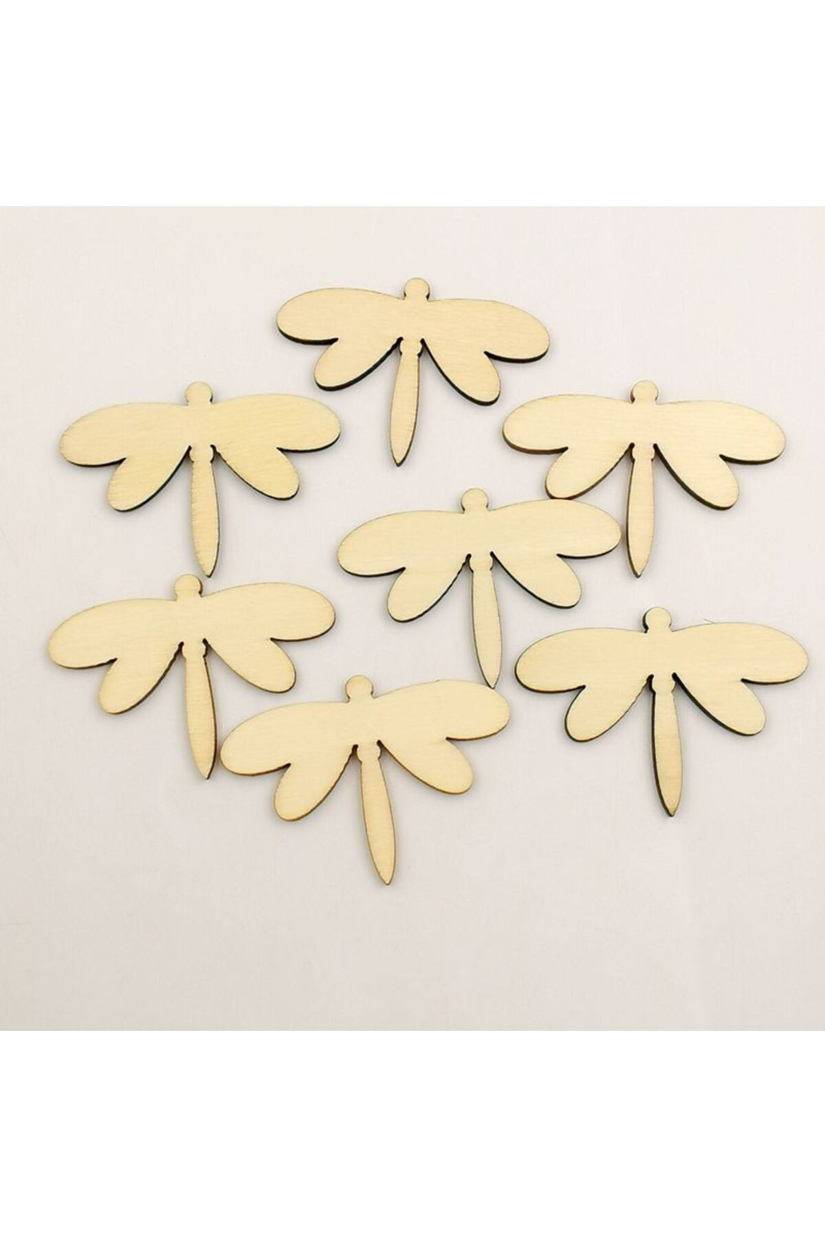 Boyanabilir Ahşap Yusufcuk Kuşu 5x3,5 Cm 30 Adet 3