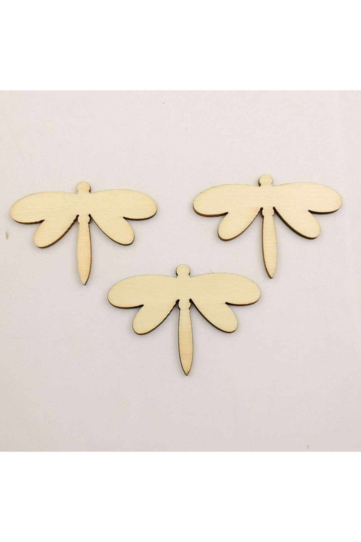 Boyanabilir Ahşap Yusufcuk Kuşu 5x3,5 Cm 30 Adet 7