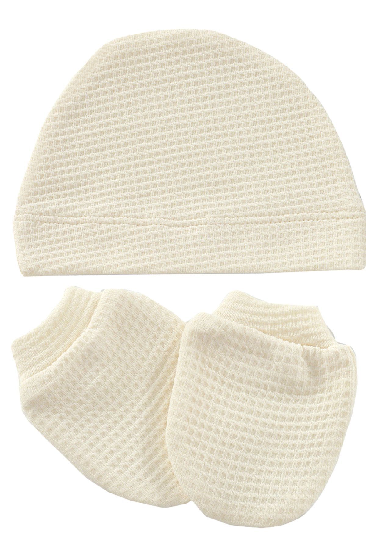 tinylamb Honey Beetle Organik Pamuk Yenidoğan Mini Hastane Çıkış Seti-krem fotoğrafı 5 (önizleme)