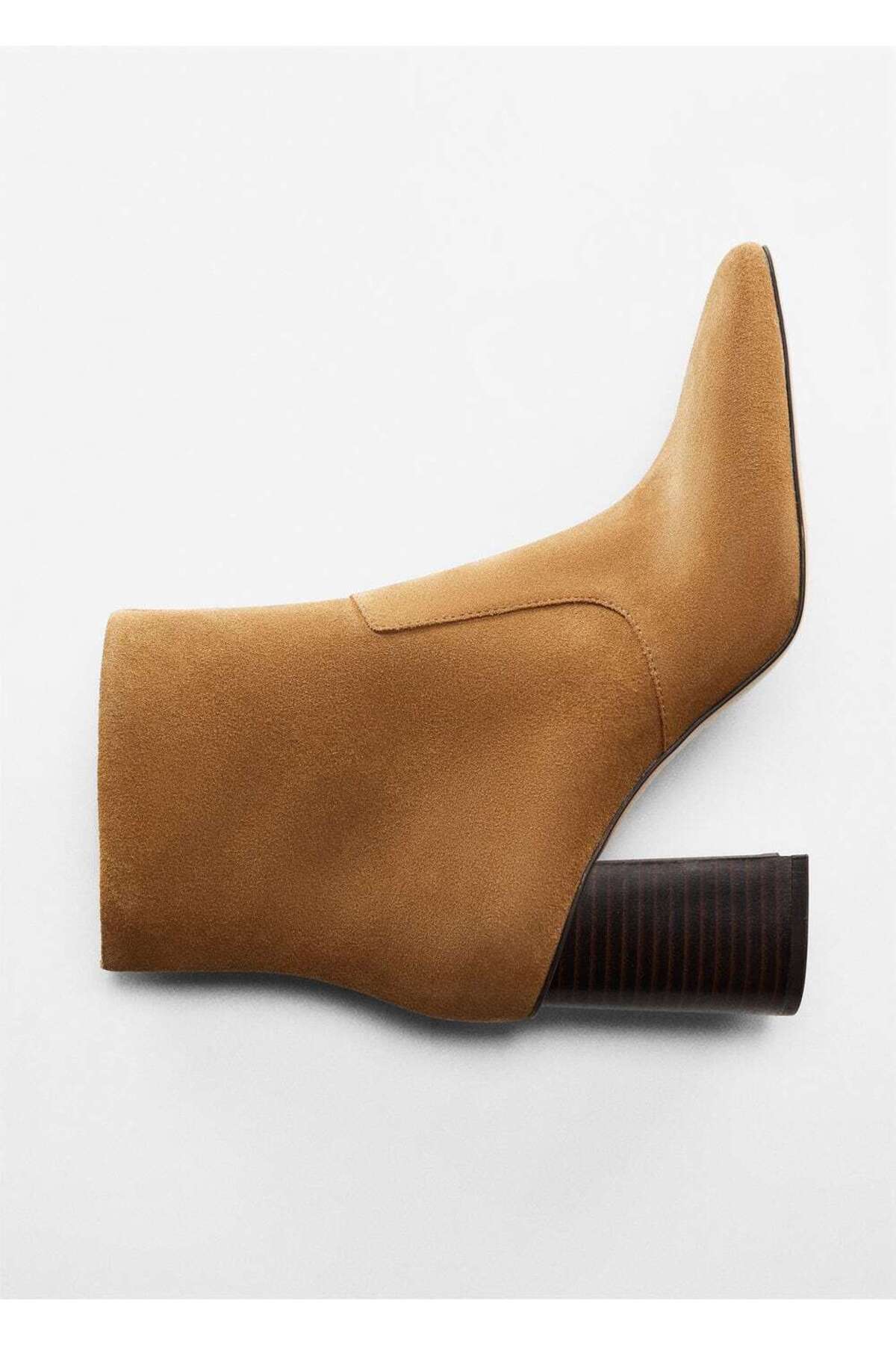 MANGO Woman-Stiefeletten aus Wildleder mit Absatz 4