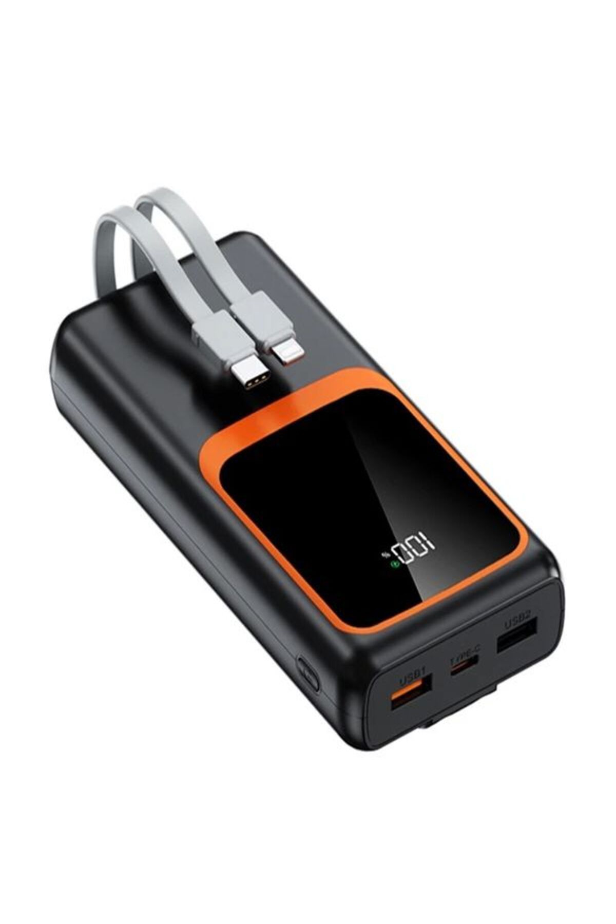 20.000 Mah Powerbank 22.5W Hızlı Şarj Taşınabilir Şarj Cihazı Çok Kablolu Dijital Göstergeli
