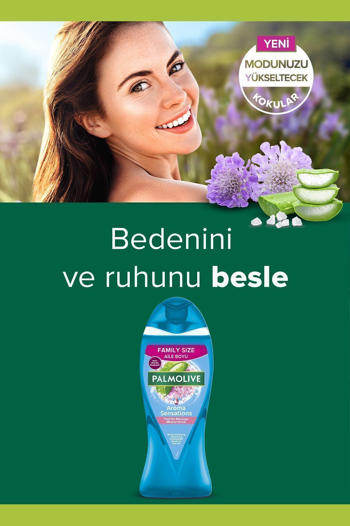 ژل حمام و دوش ماساژ عطر Sensations Feel 750 میلی لیتر Palmolive