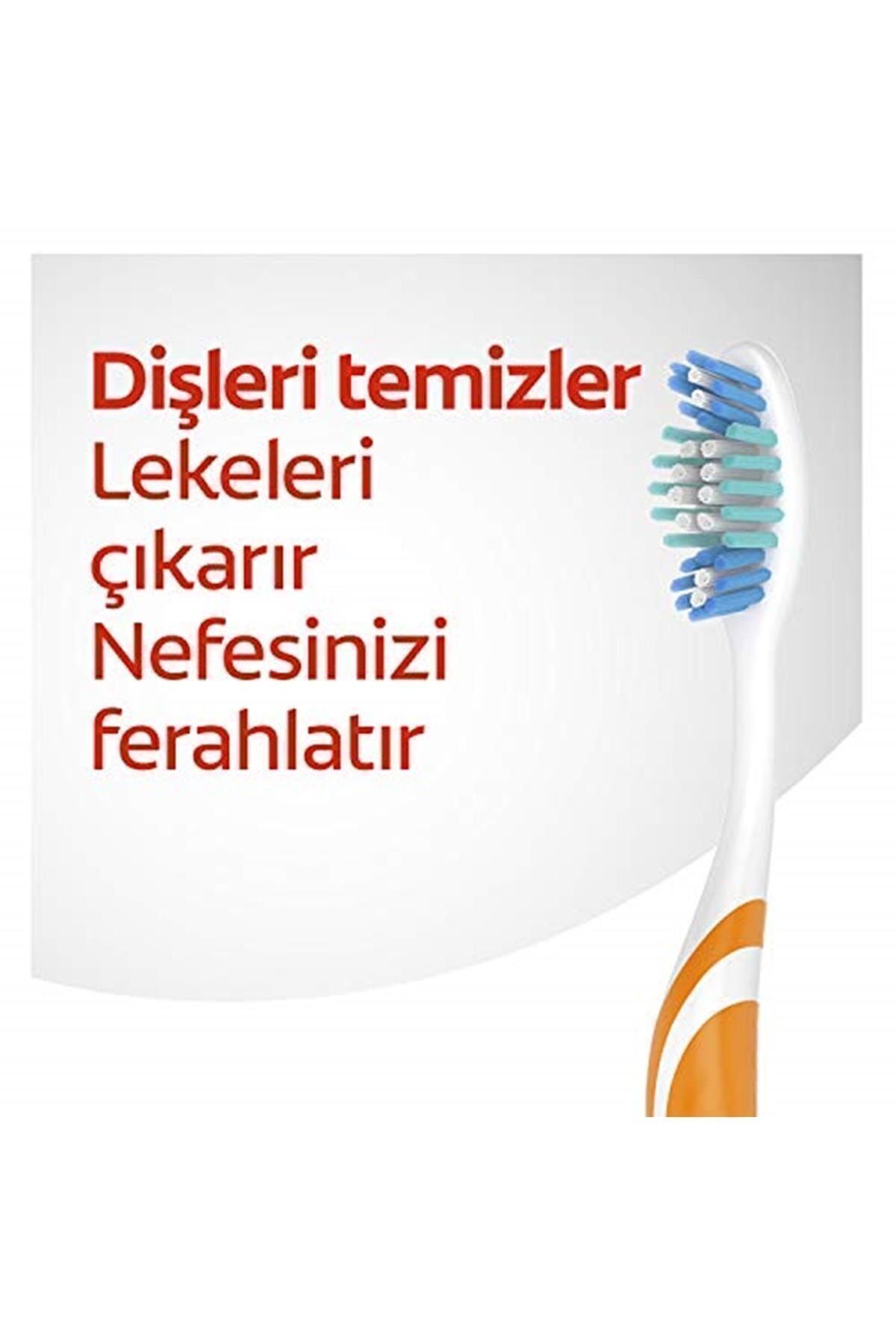 Colgate-Medium Toothbrush Extending to Back Teeth with Triple Effect Tongue Cleaner 3