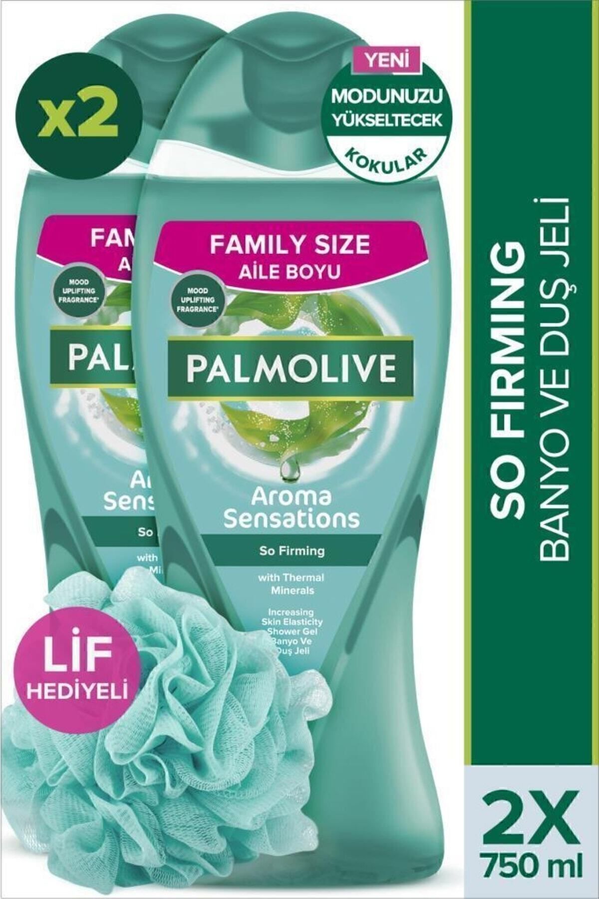 ژل دوش و حمام Aroma Sensations So Form با عصاره جلبک دریایی 2x750 میلی لیتر Palmolive